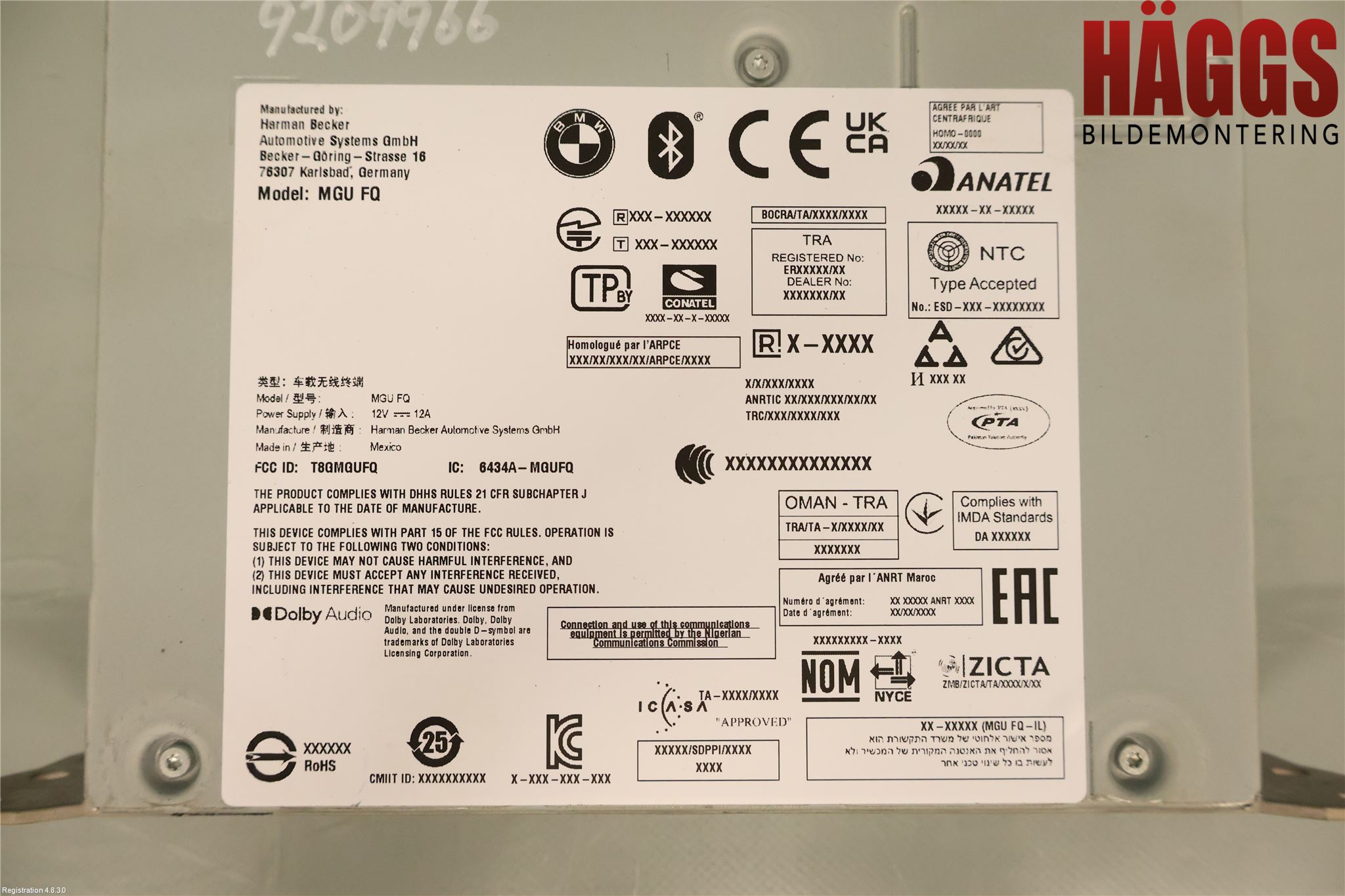 BMW X3 G01 18- Gps Navigator
