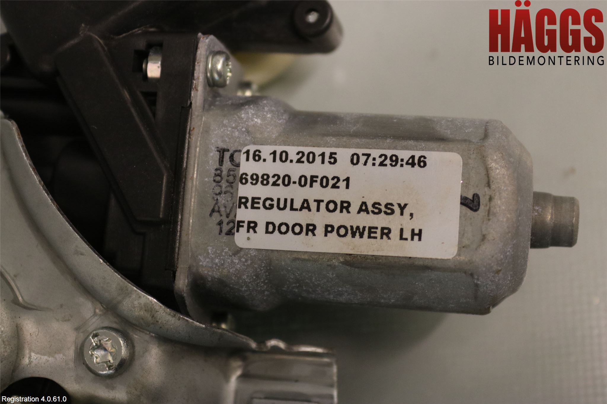 Toyota VERSO 09-18 Fönsterhiss El Kompl