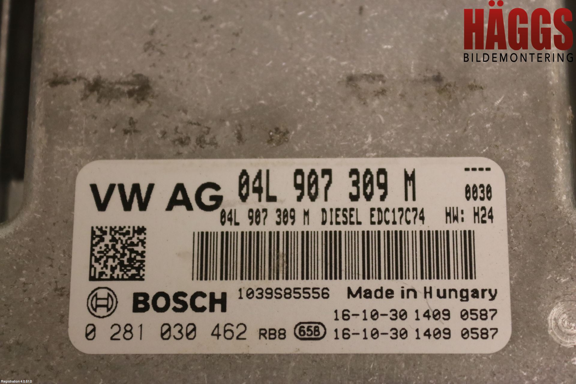 Volkswagen VW PASSAT 15-19 Styrenhet Inspump Diesel