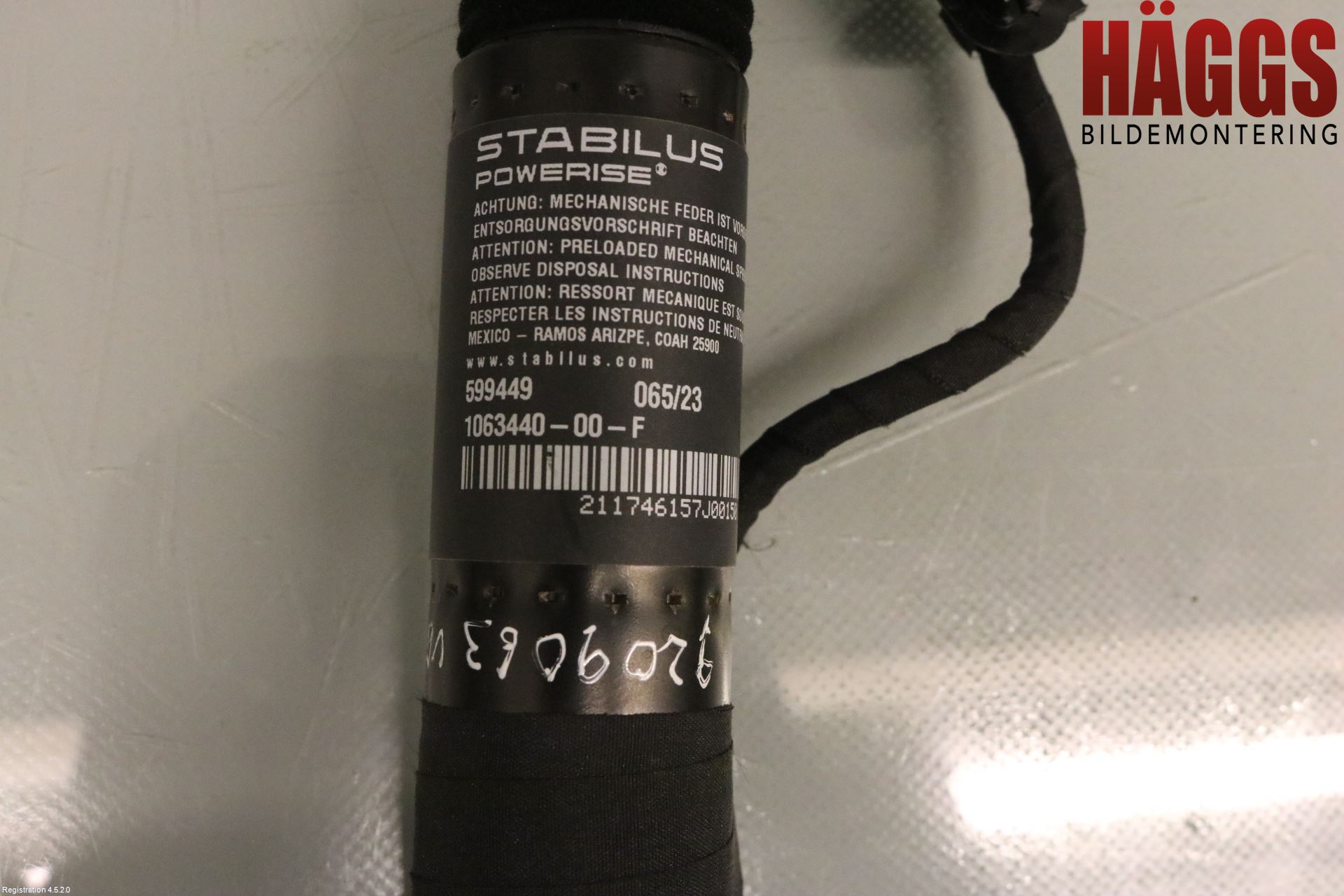 Tesla MODEL X 16- Gasfjäder Övrigt