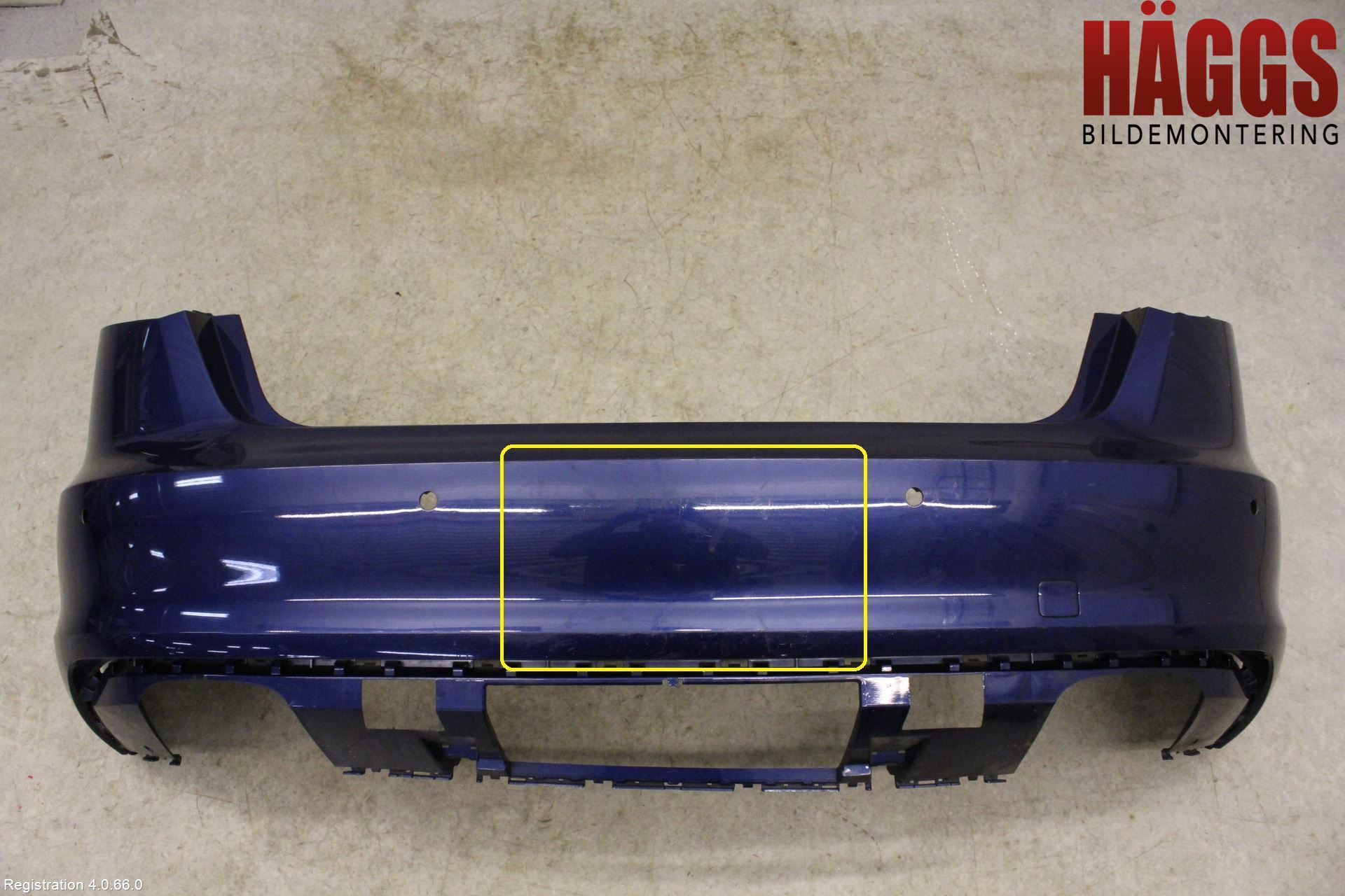 Audi A3/S3 8V 13-20 Stötfångarbeklädnad Bak