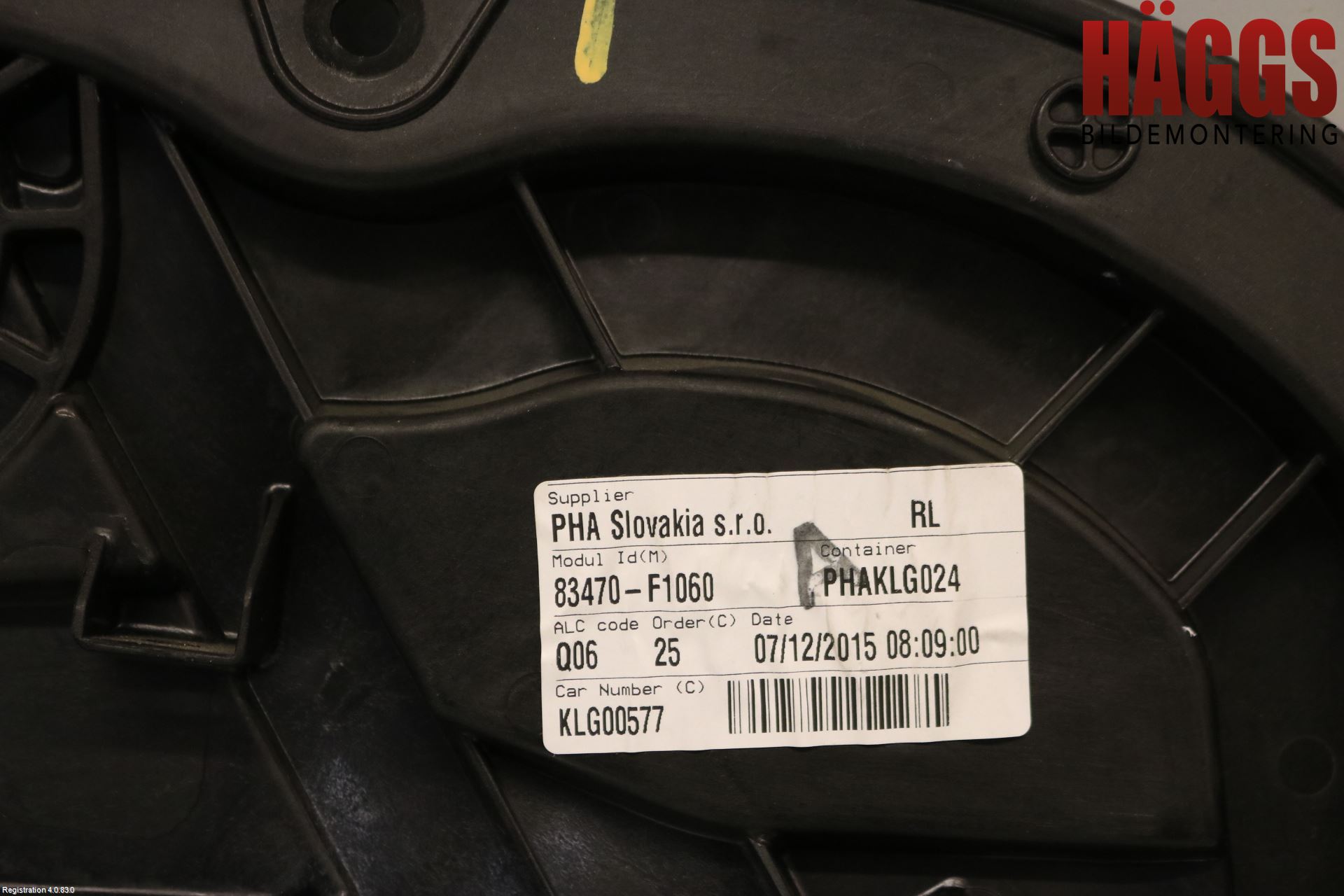 Kia SPORTAGE (QL) 16-21 Fönsterhissmekanism