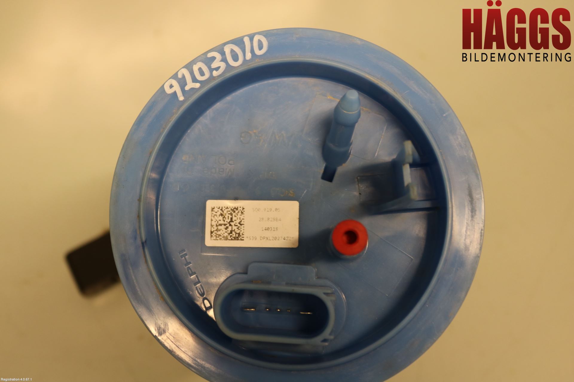 Volkswagen VW GOLF / E-GOLF VII 13-20 Bränslepump El