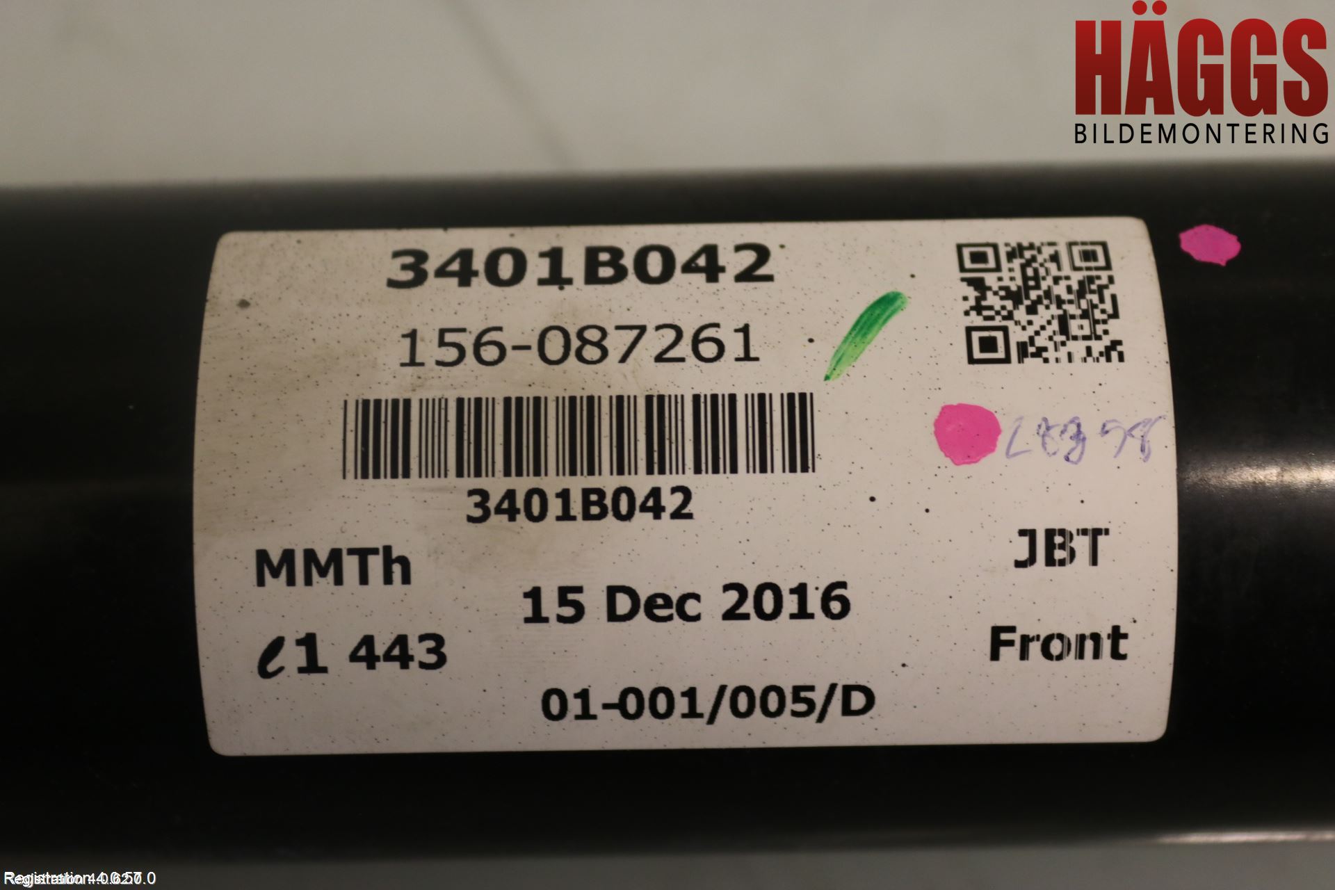 Fiat FULLBACK 16-19 Mellanaxel Främre 4Wd