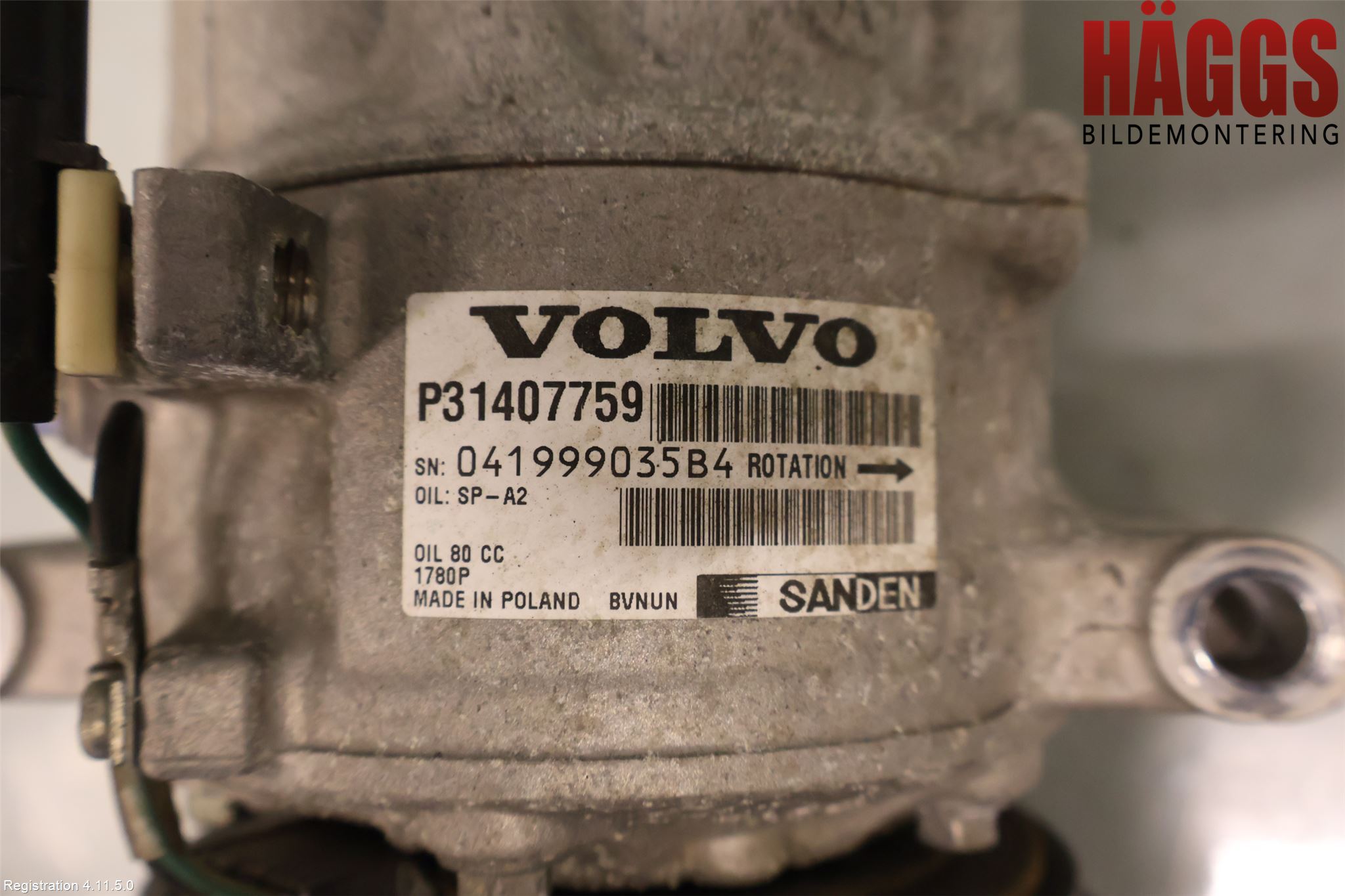 Volvo XC90/RECHARGE 16- Ac Kompressor