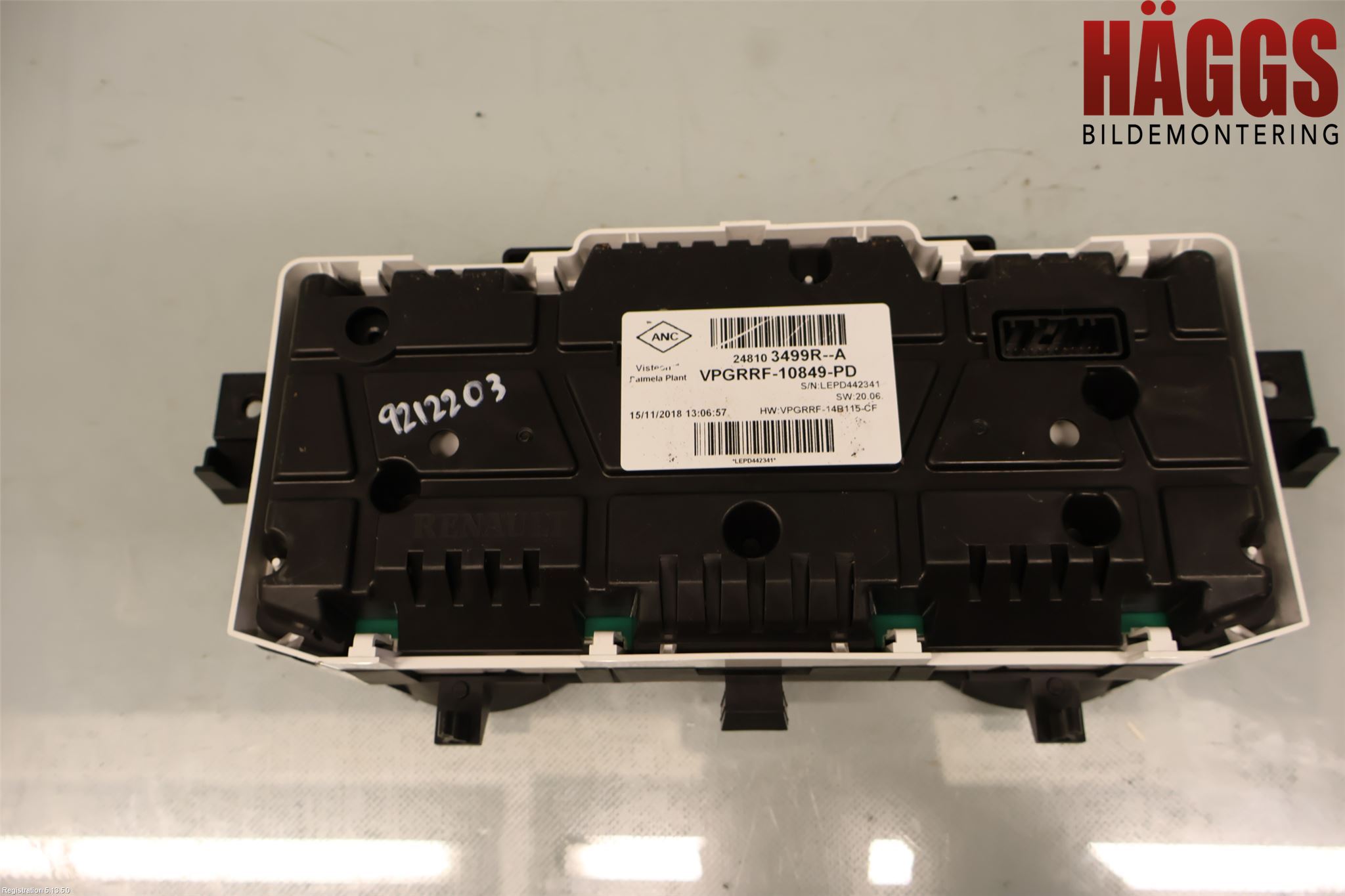 Renault CAPTUR 13-19 Instrument Komb