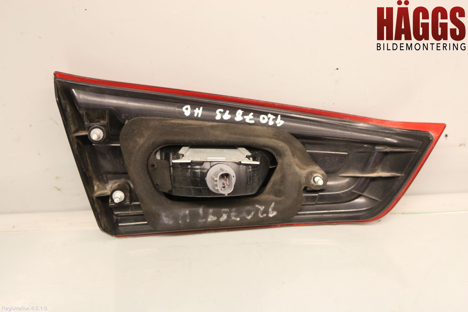 Mitsubishi ASX 10-22 Bakljus Lucka Hö