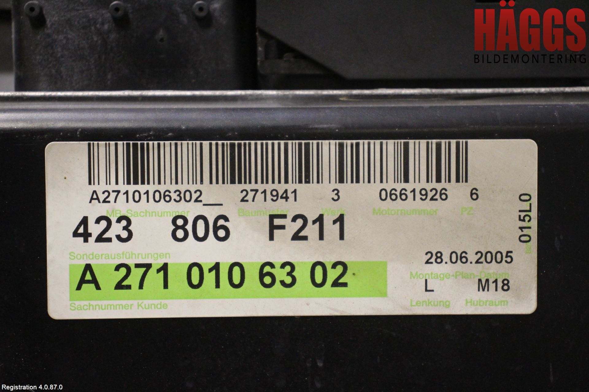 Mercedes-Benz MB E-KLASS (W211) 02-09 Motor Bensin