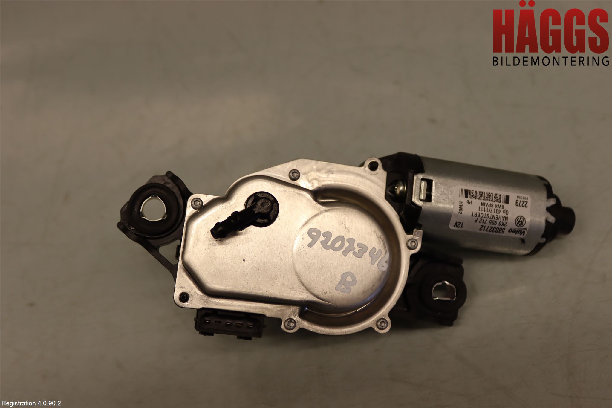Volkswagen VW CADDY 16-20 Torkarmotor Baklucka