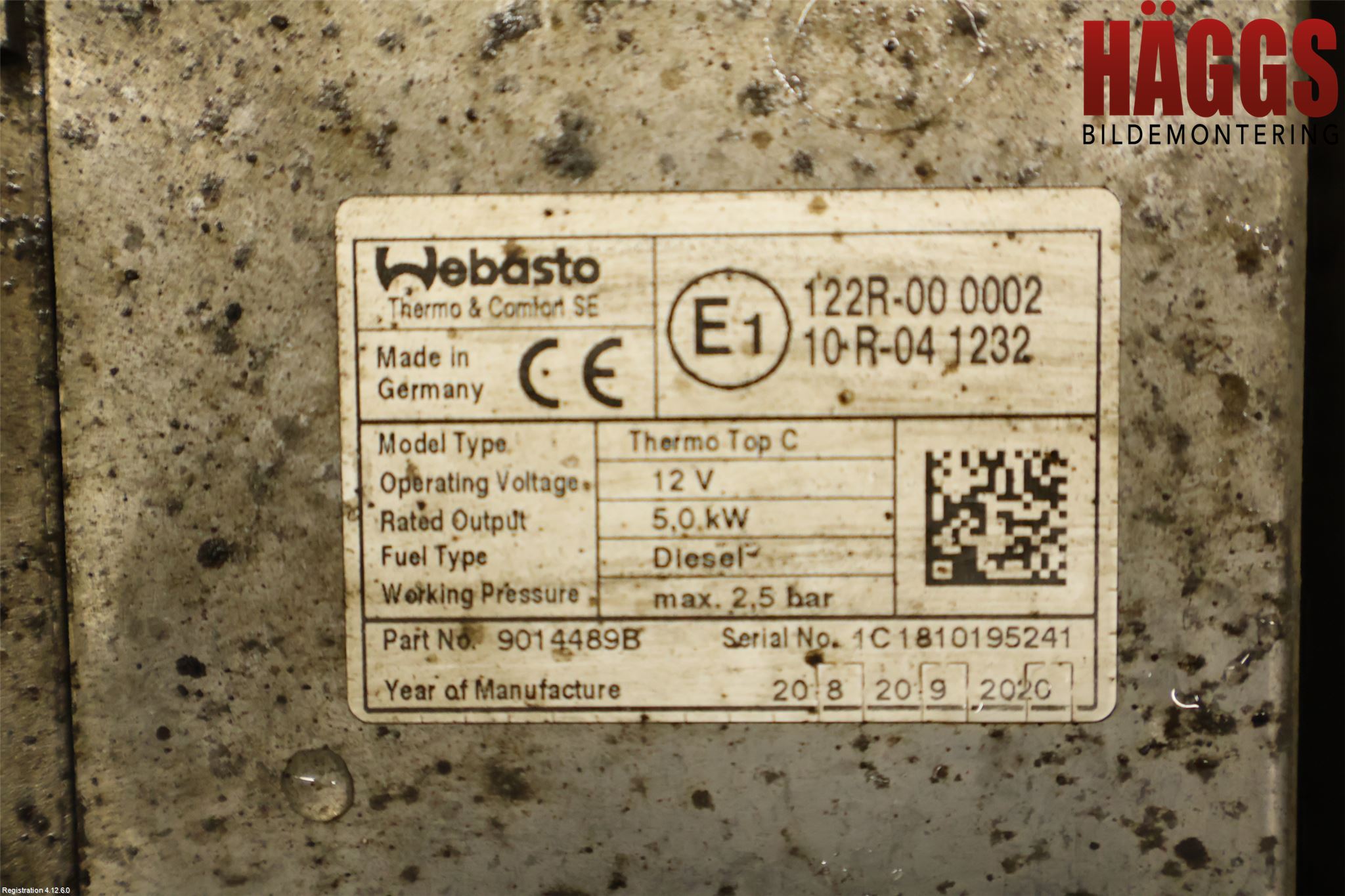 Iveco DAILY 14->> Dieselvärmare