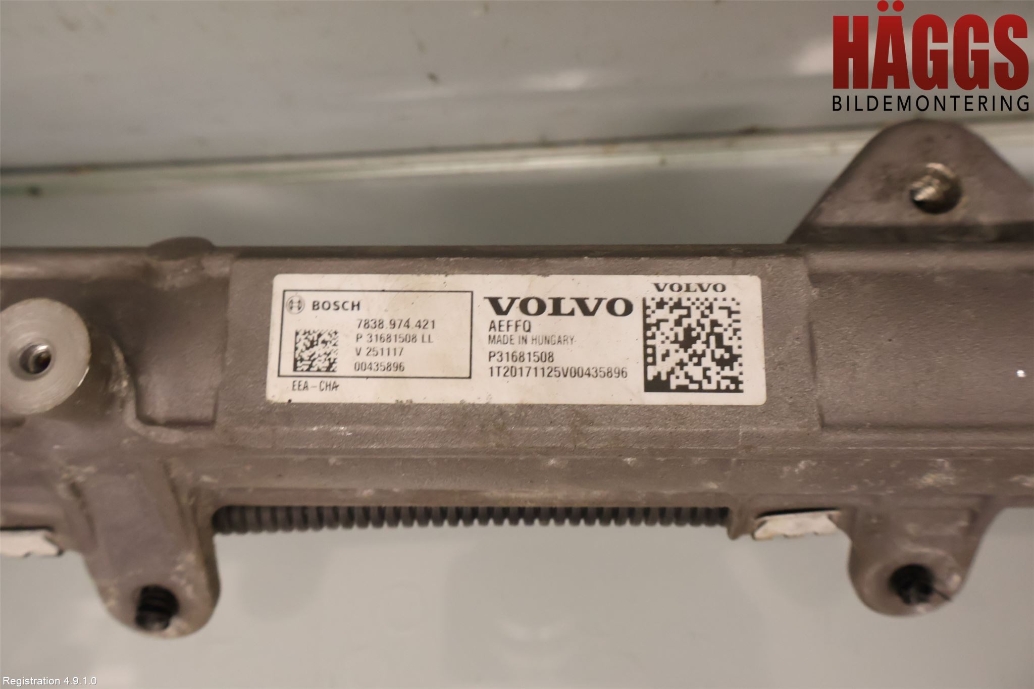 Volvo XC90/RECHARGE 16- Styrväxel-Snäcka Elektrisk