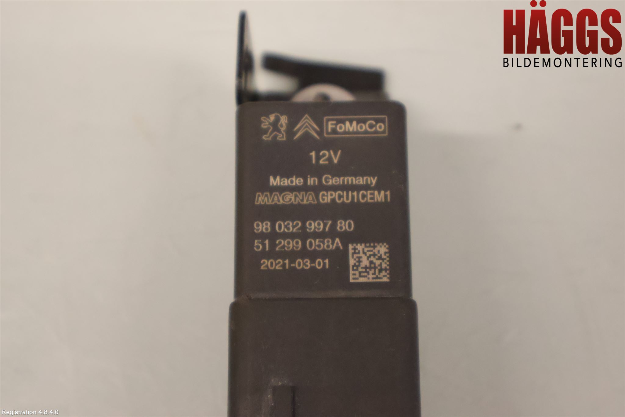 Citroen BERLINGO/E-BERLINGO 19- Relä Glödning Diesel