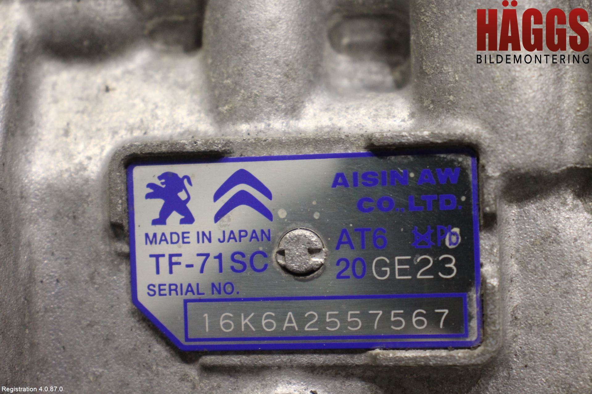 Peugeot 308 14-21 Växellåda Automat