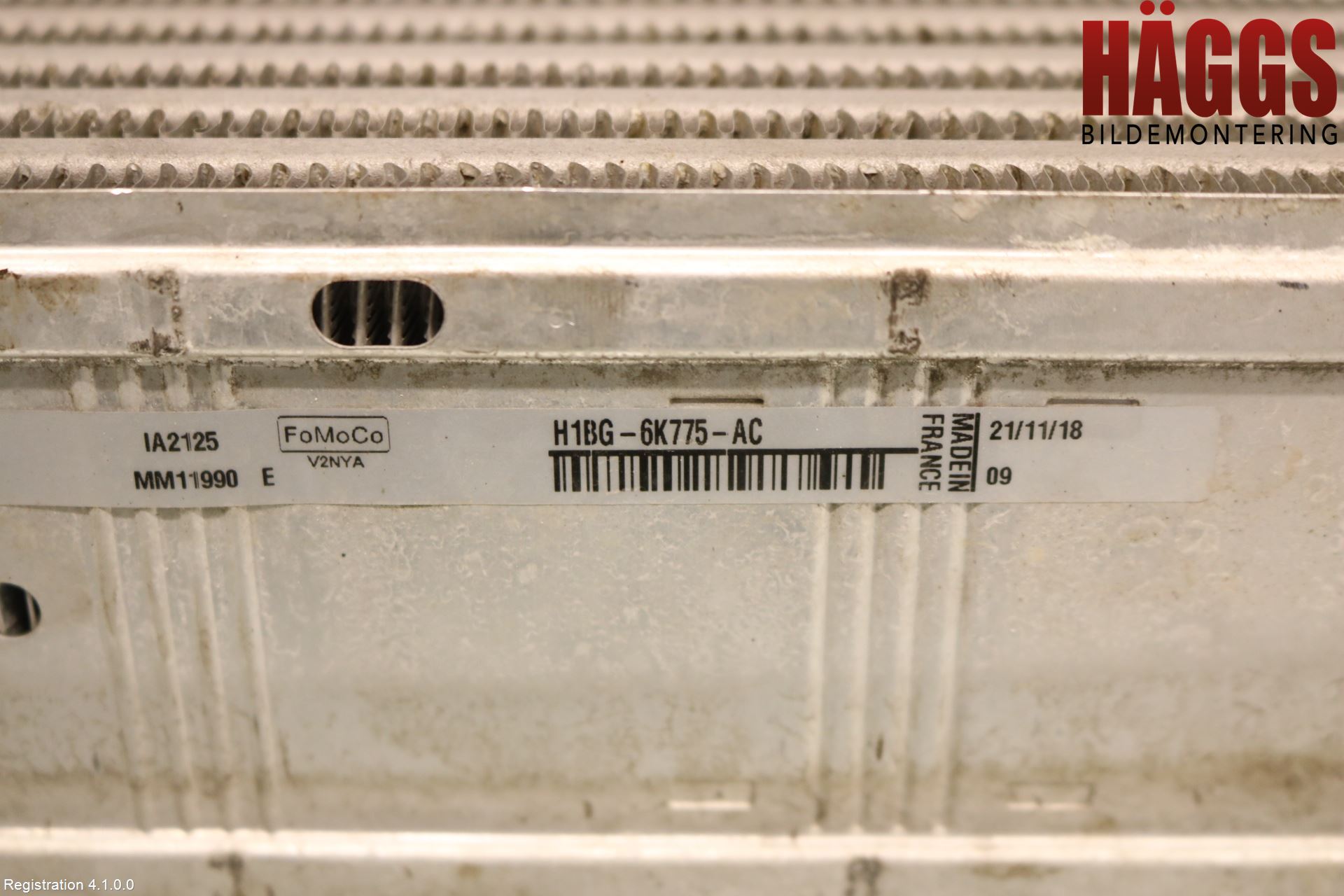 Ford FIESTA (VII) 18-23 Laddluft-Intercooler Kyl