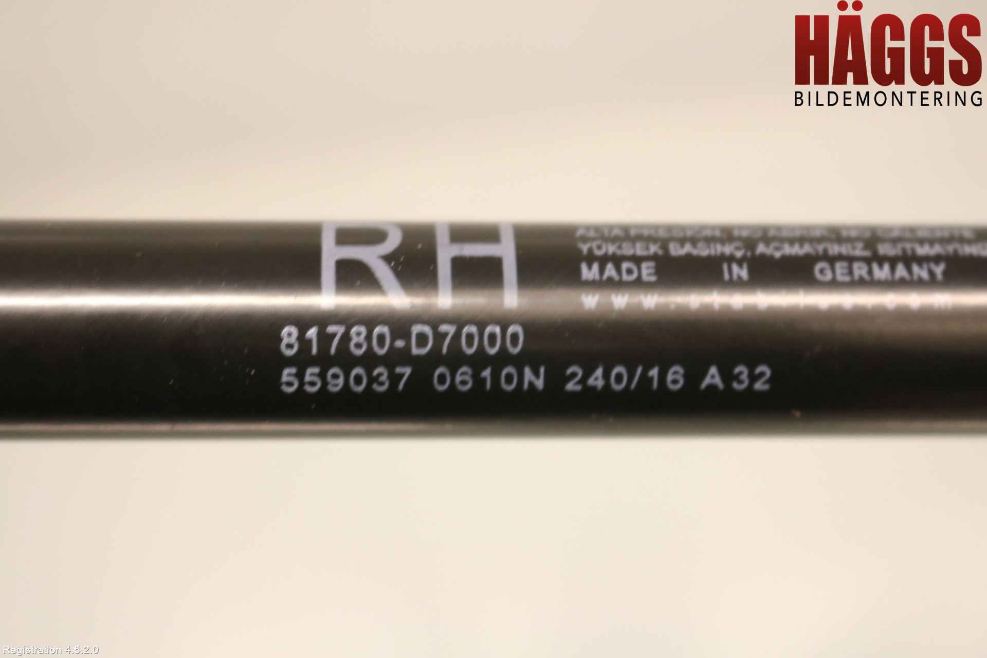 Hyundai TUCSON 05- Gasfjäder Baklucka