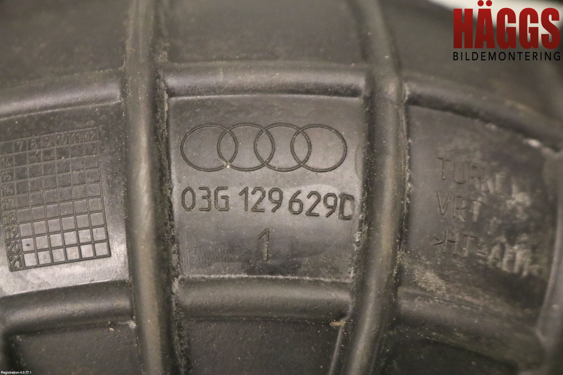 Audi Q5 09-16 Injgummibälg-Slang