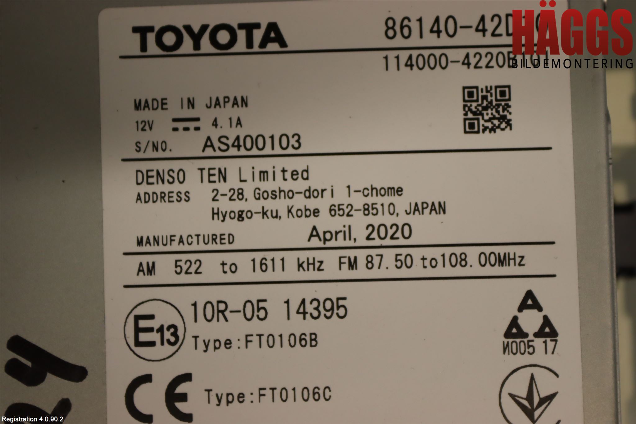 Toyota RAV4 19- Cd Radio - Multimediapanel