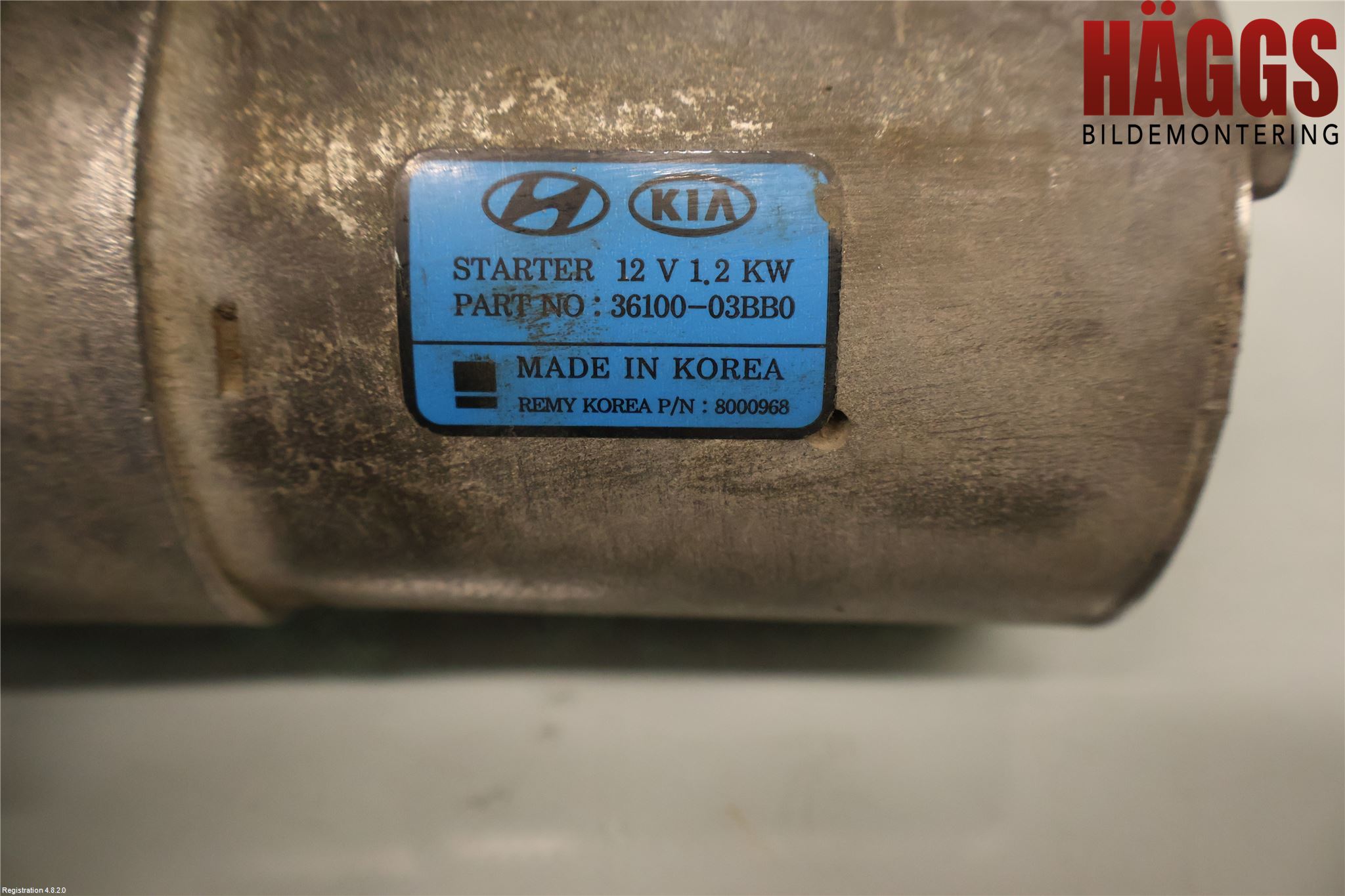 Kia PICANTO 12-17 Startmotor