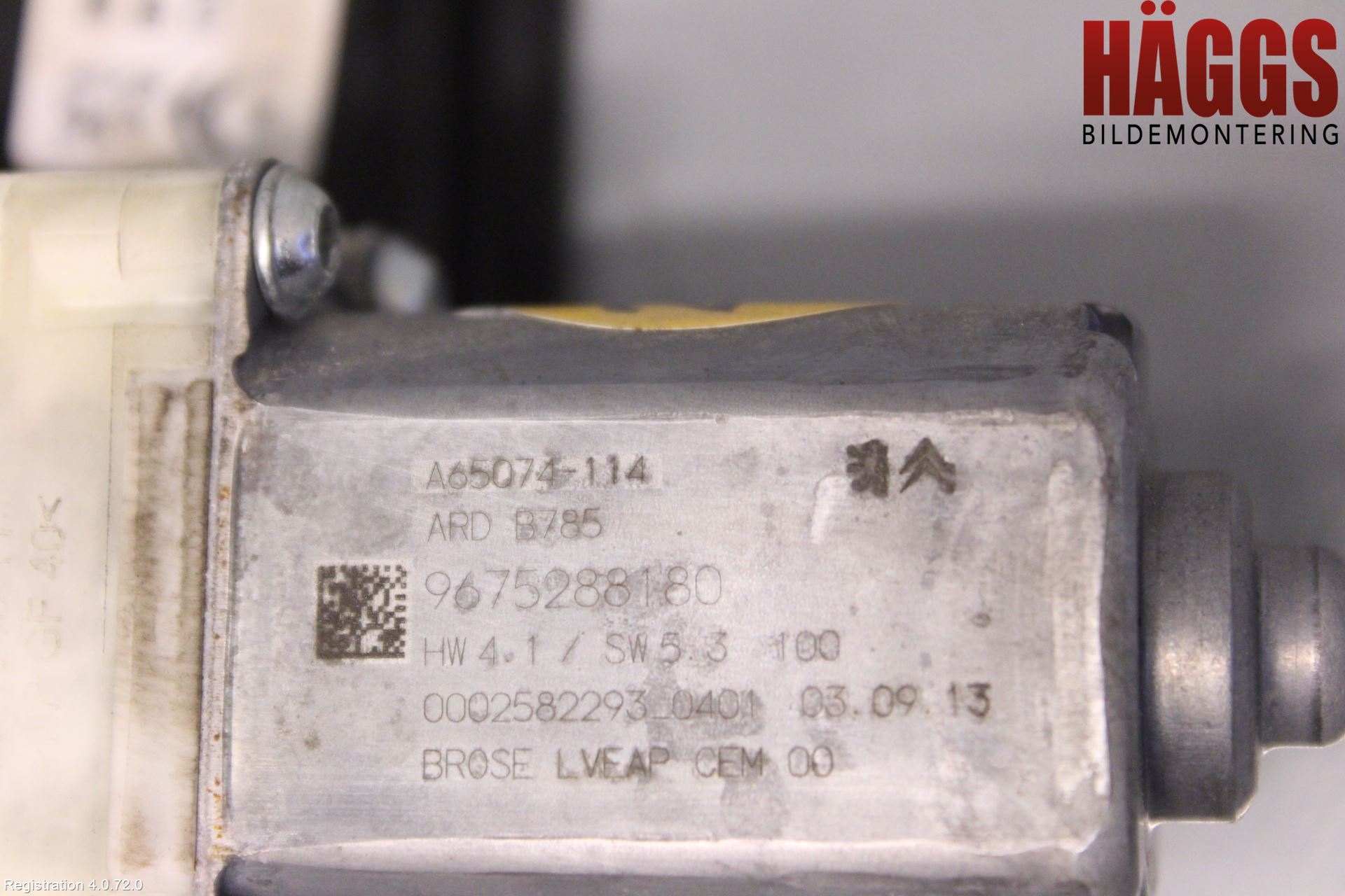 Citroen C4 PICASSO 14-18 Fönsterhiss El Kompl