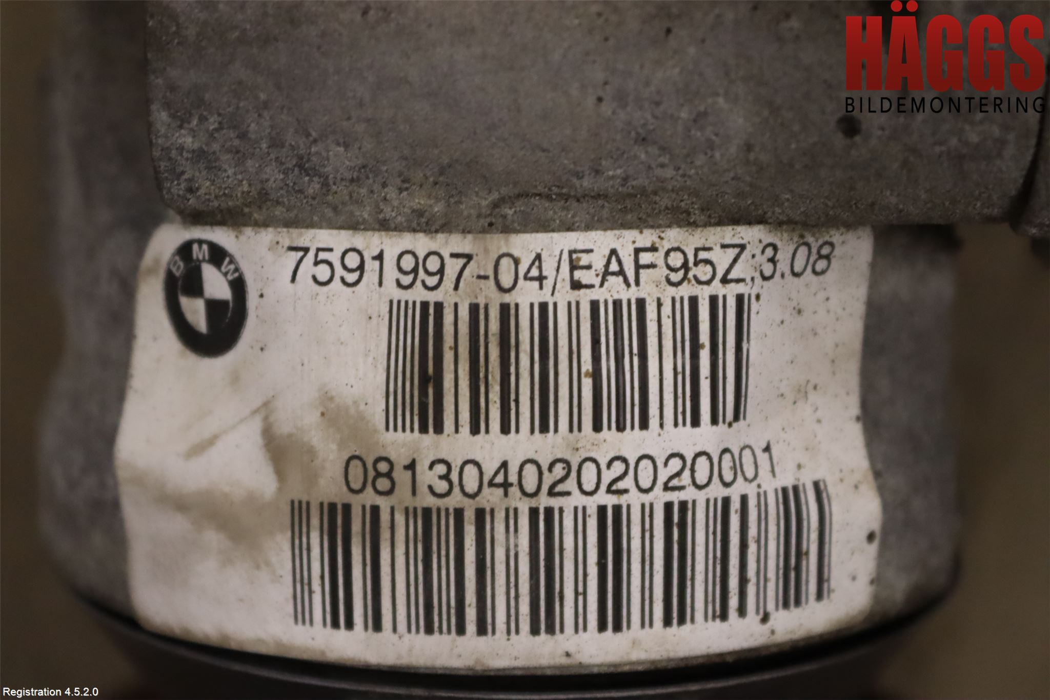 BMW 5 F10/F11/F18 09-17 Framvagn Diffrential