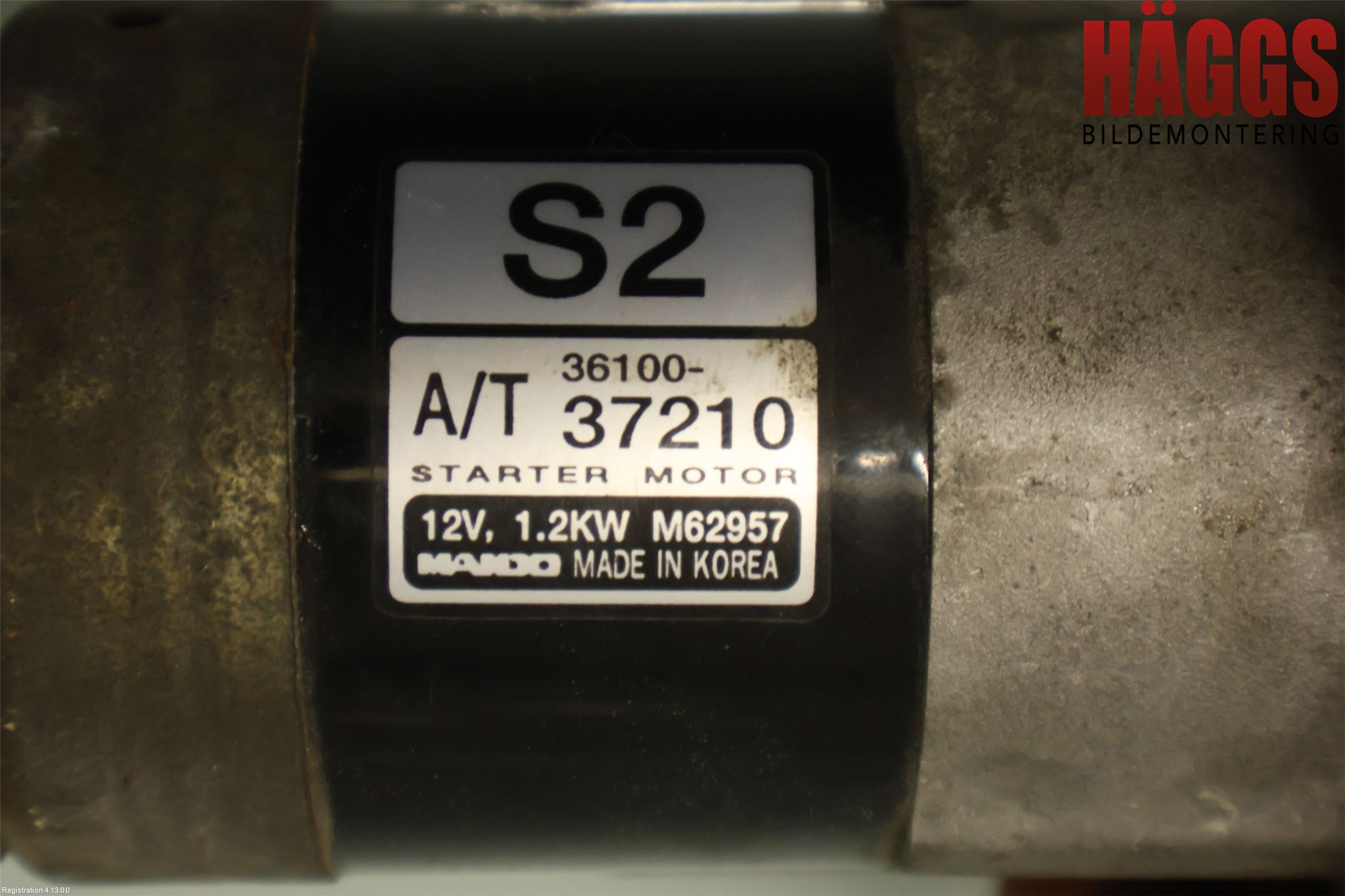 Kia SPORTAGE (JE) 05-10 Startmotor