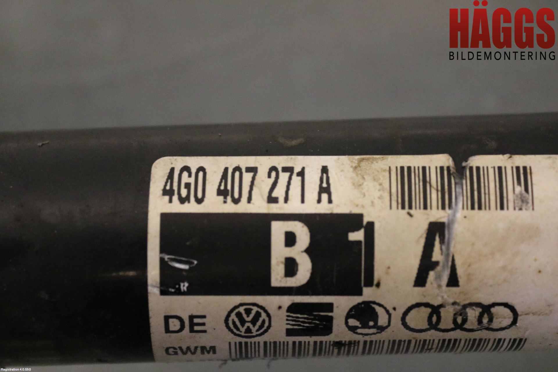 Audi A6/S6 4G 11-18 Drivaxel Fram Vänster