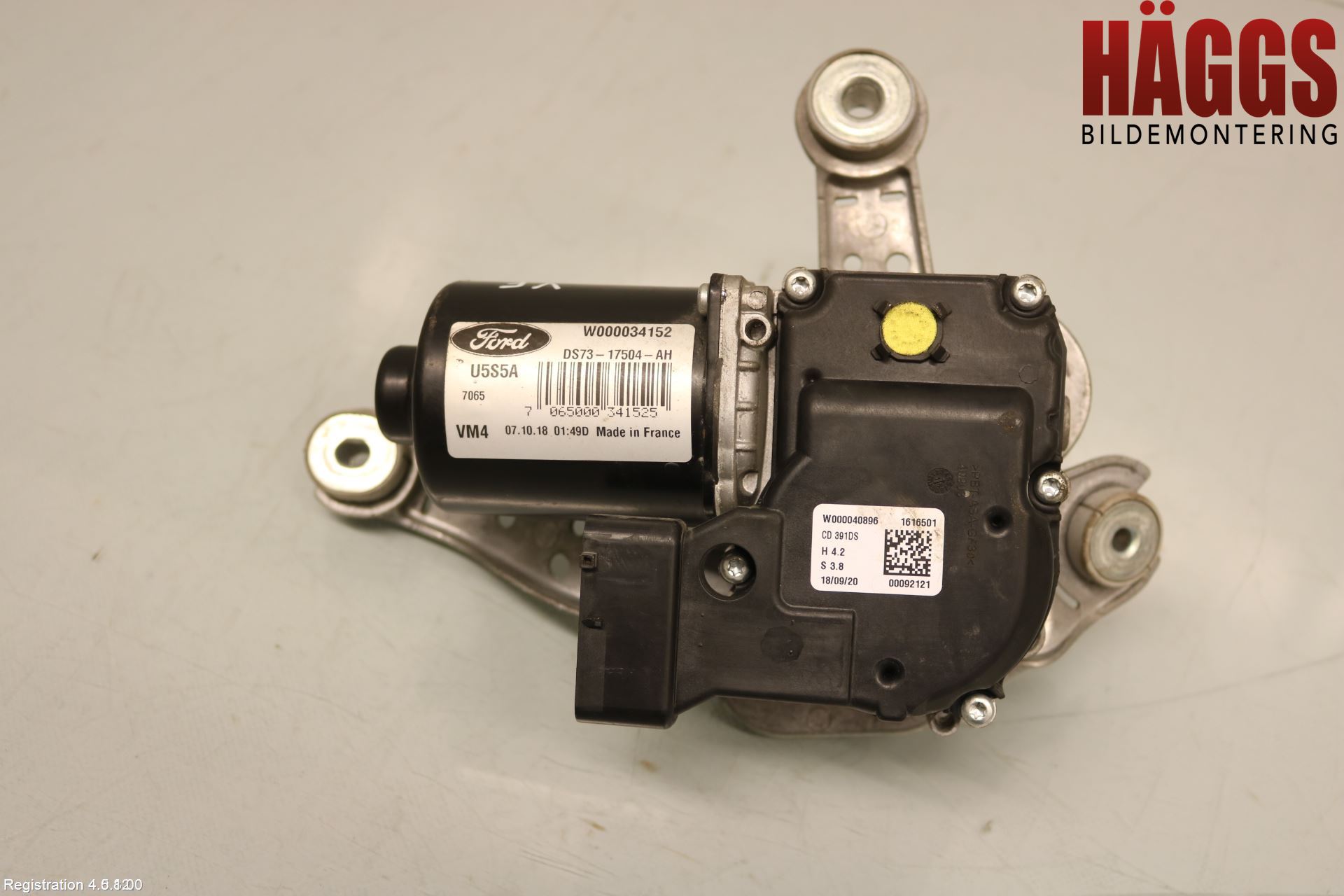 Ford MONDEO 15-22 Torkarmotor Vindruta