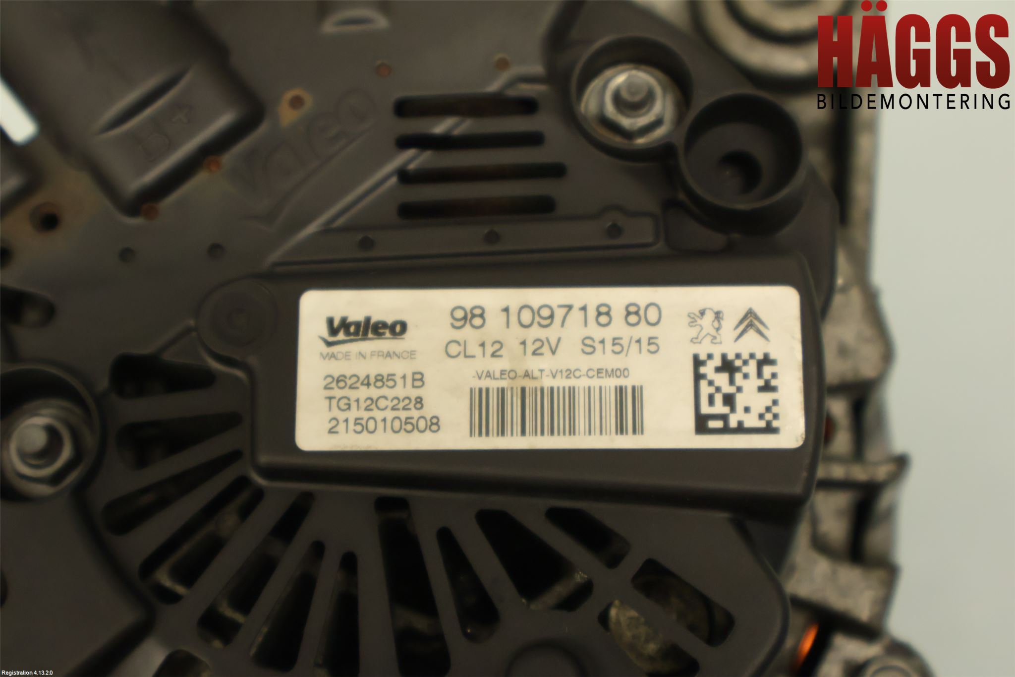 Citroen C4 CACTUS 14-20 Generator