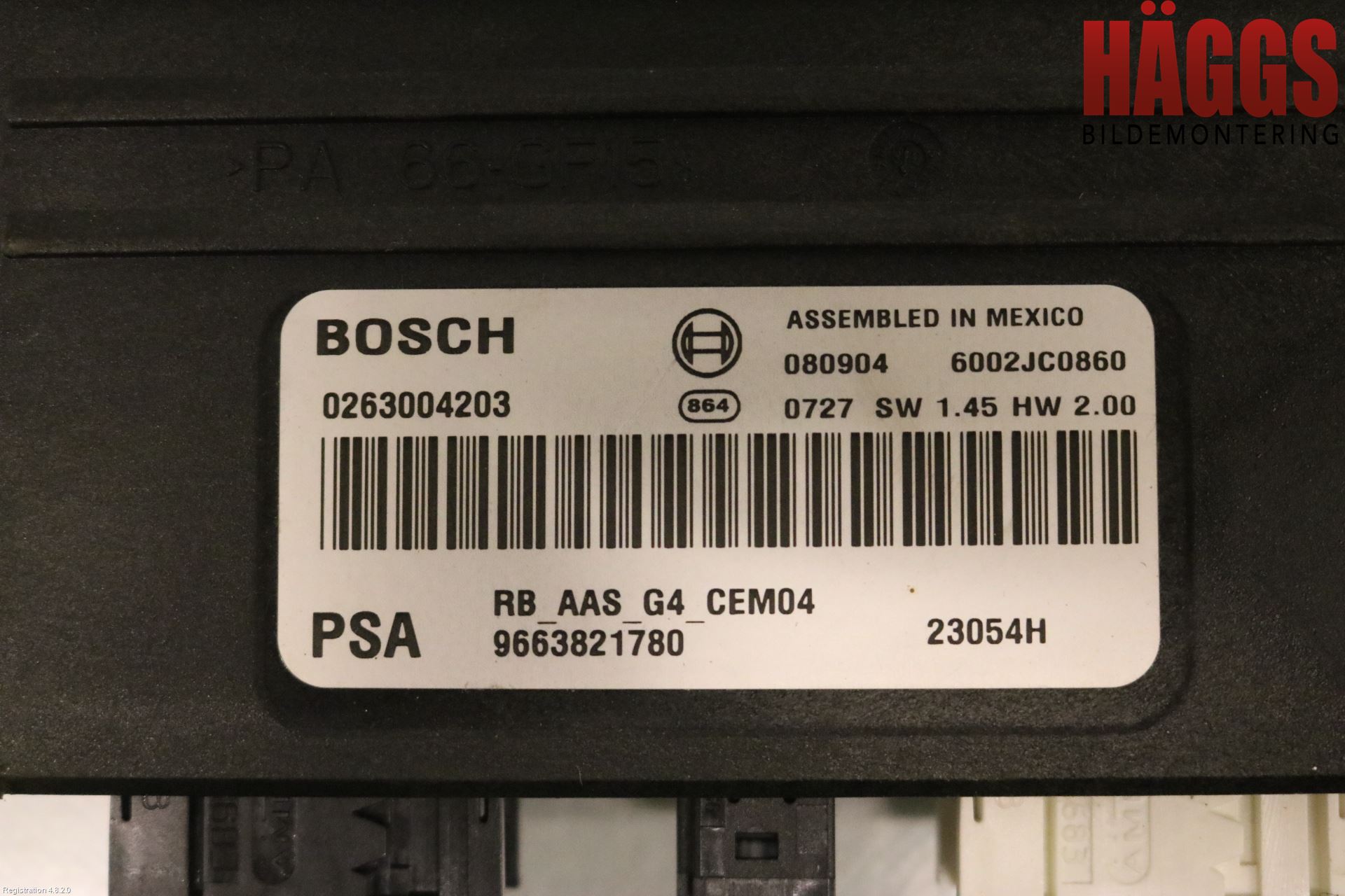 Citroen C5 08-17 Styrenhet Parkeringshjälp