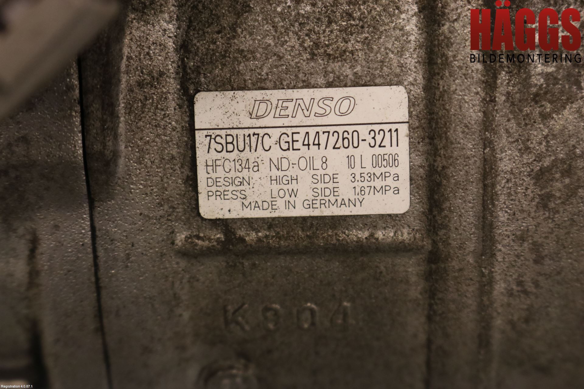 BMW 5 E60/61 Sed/Tou 02-10 Ac Kompressor