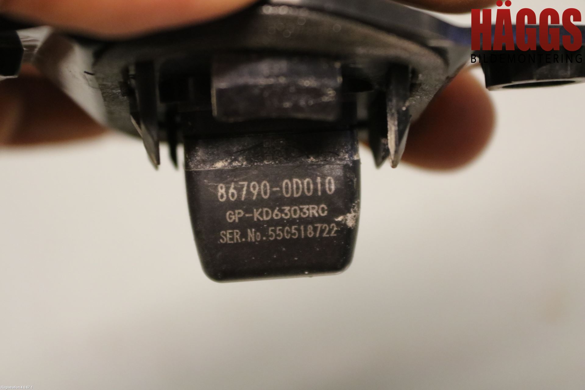 Toyota YARIS XP130 15-20 Parkeringshjälp Kamera