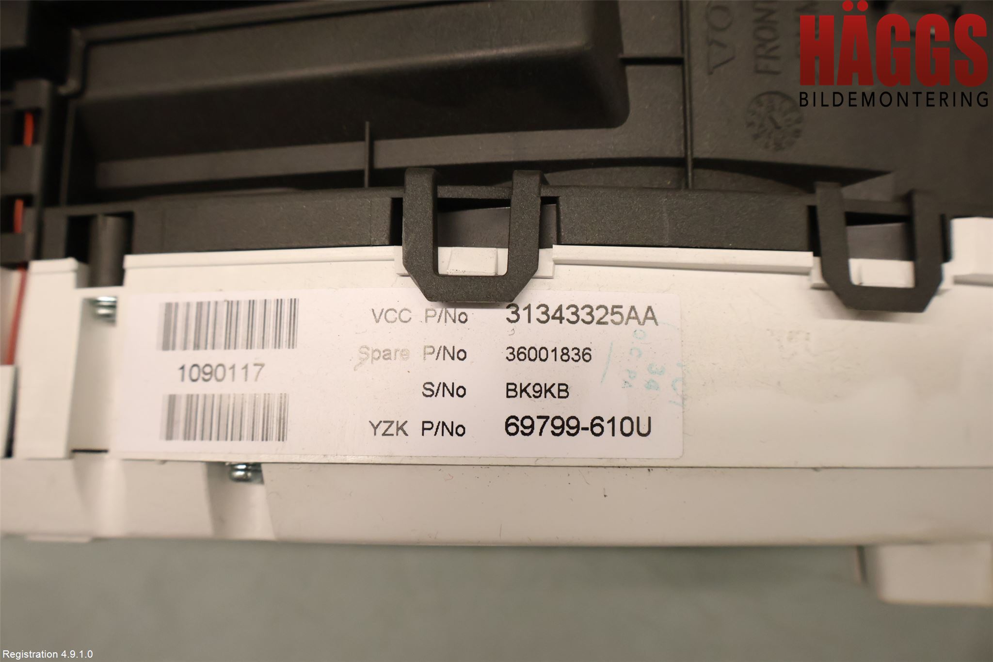 Volvo V70 08-13 Instrument Komb