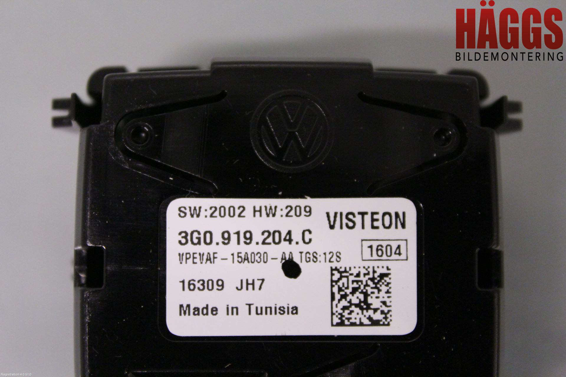 Volkswagen VW PASSAT 15-19 Instrument Klocka