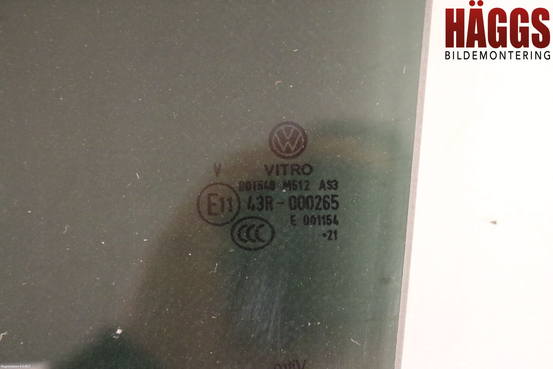 Volkswagen VW TIGUAN 16-24 Dörruta Bak Vänster