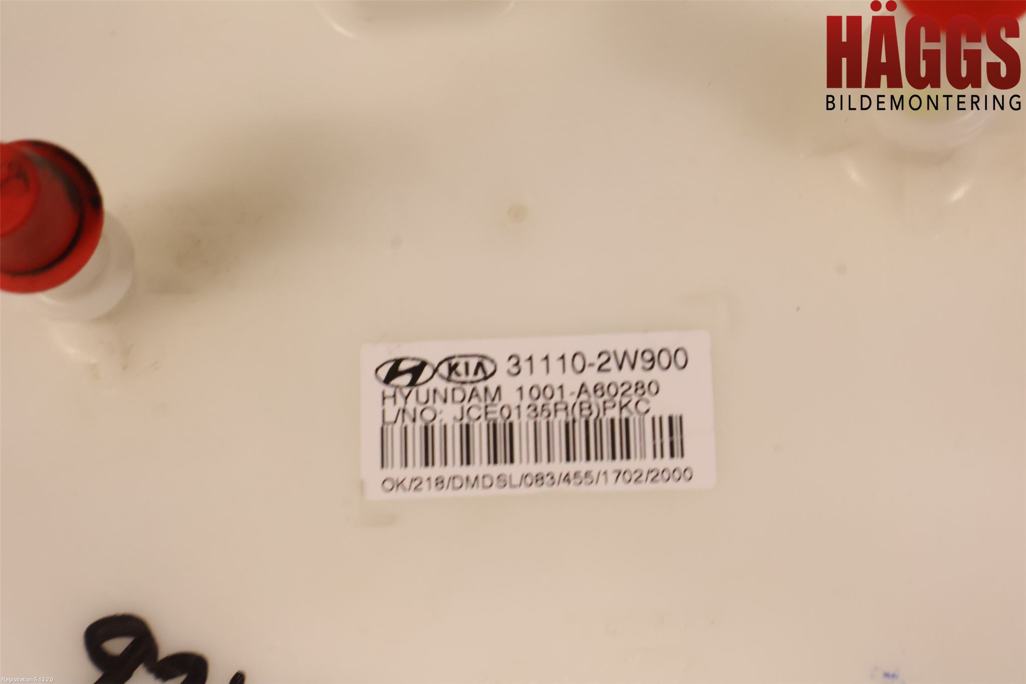 Kia SORENTO 10-14 Bränslepump El