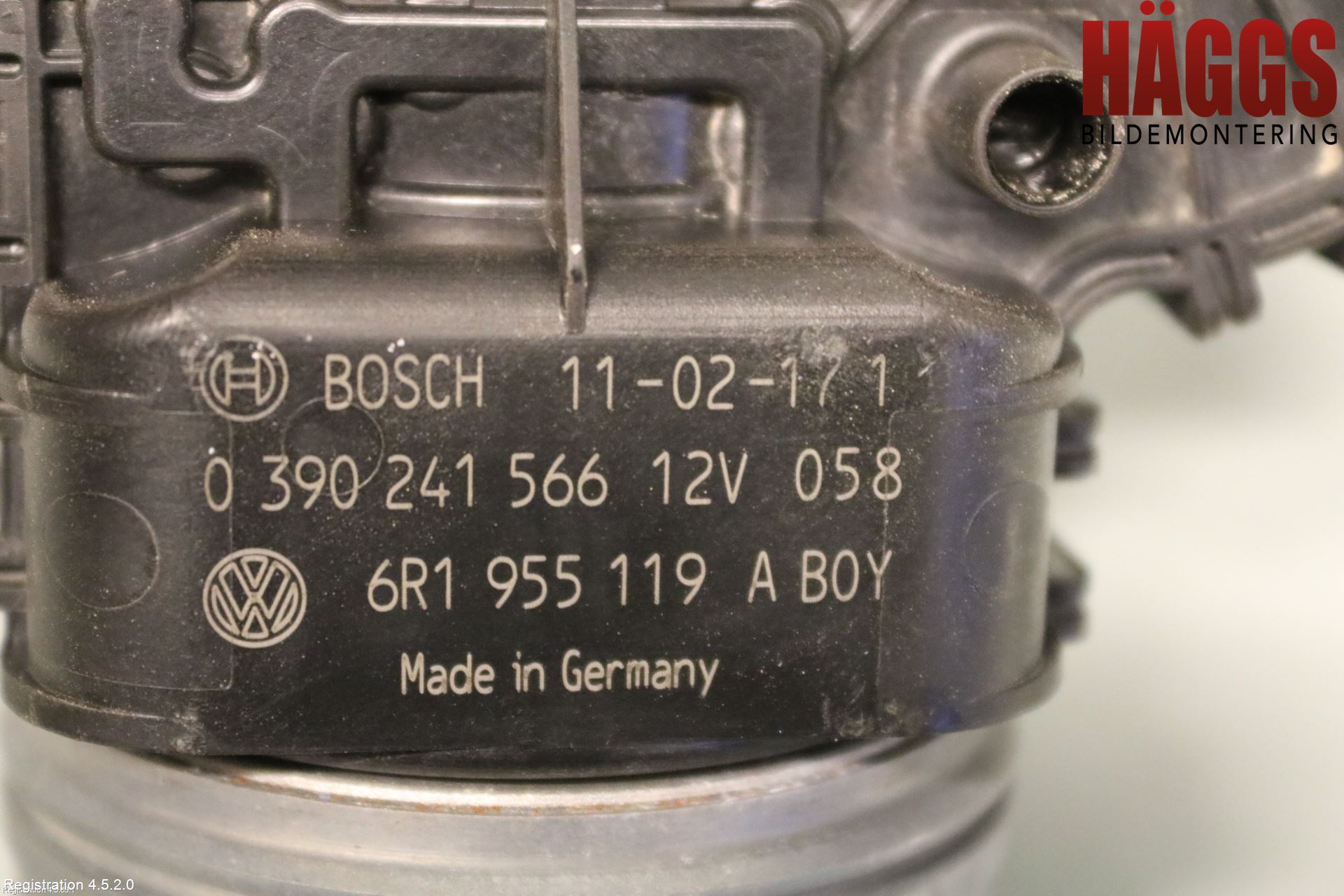 Volkswagen VW POLO 10-17 Torkarmotor Vindruta