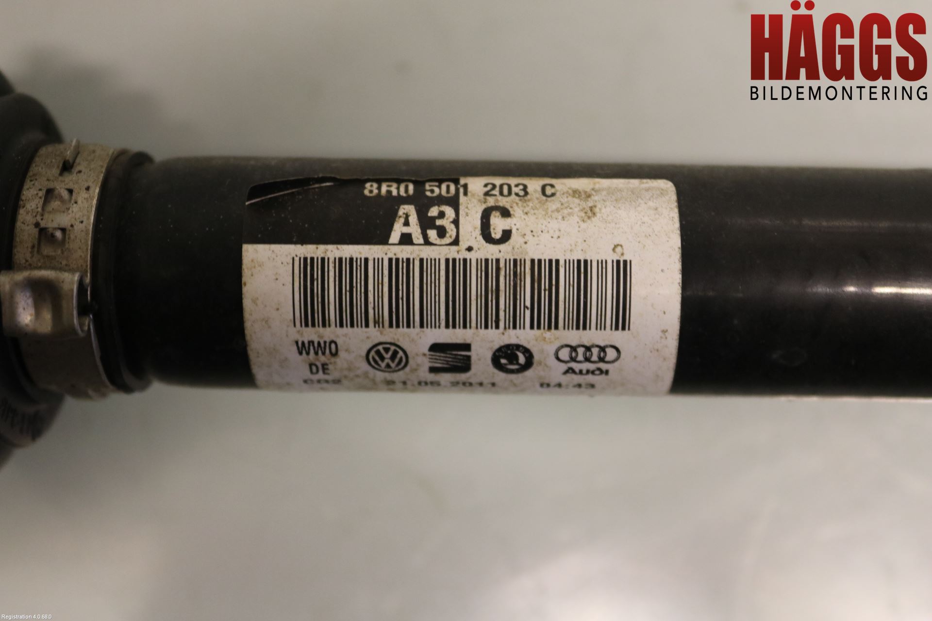Audi Q5 09-16 Drivaxel Bak Vänster