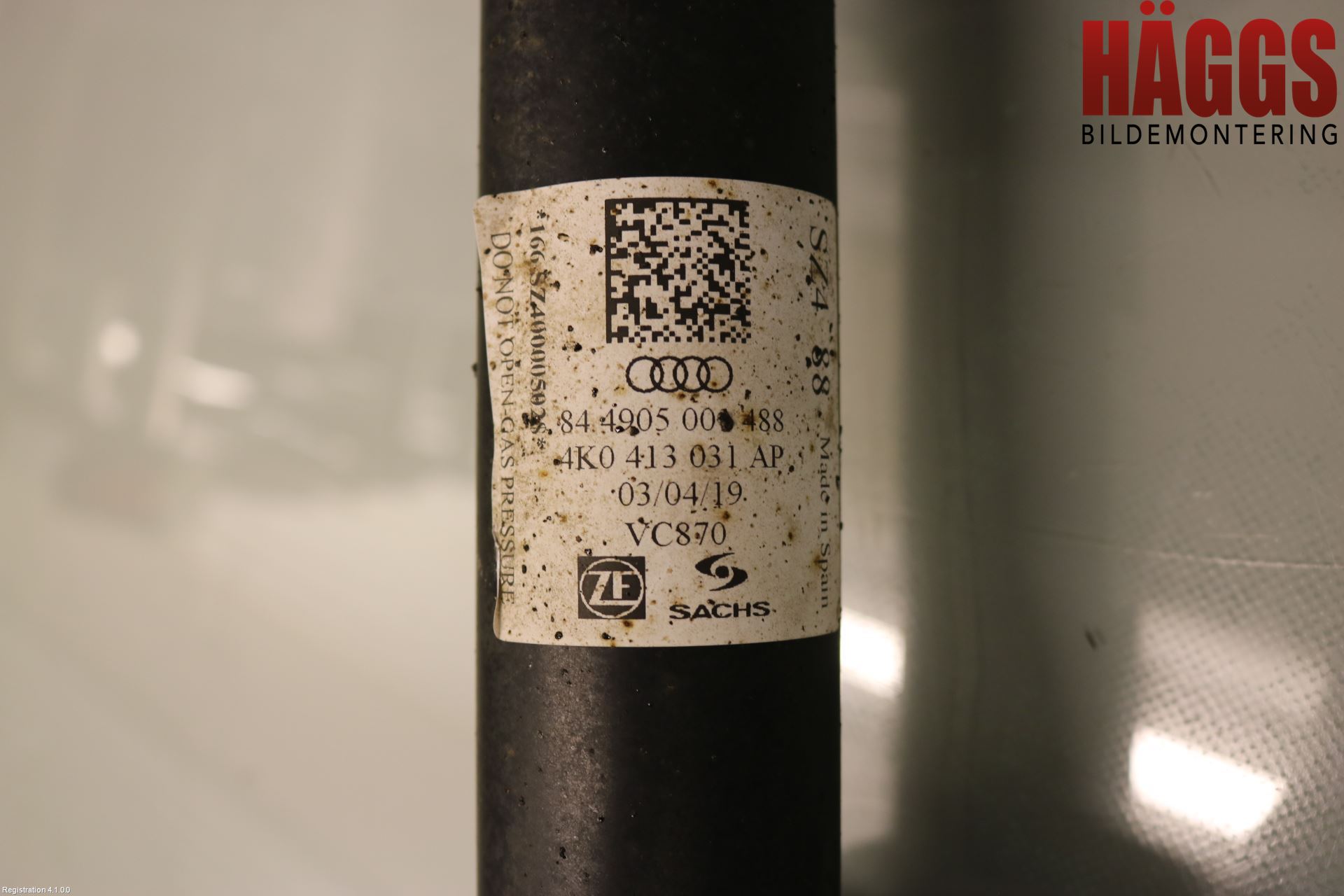 Audi A6 F2/C8 19- Fjäderben Fram Vänster