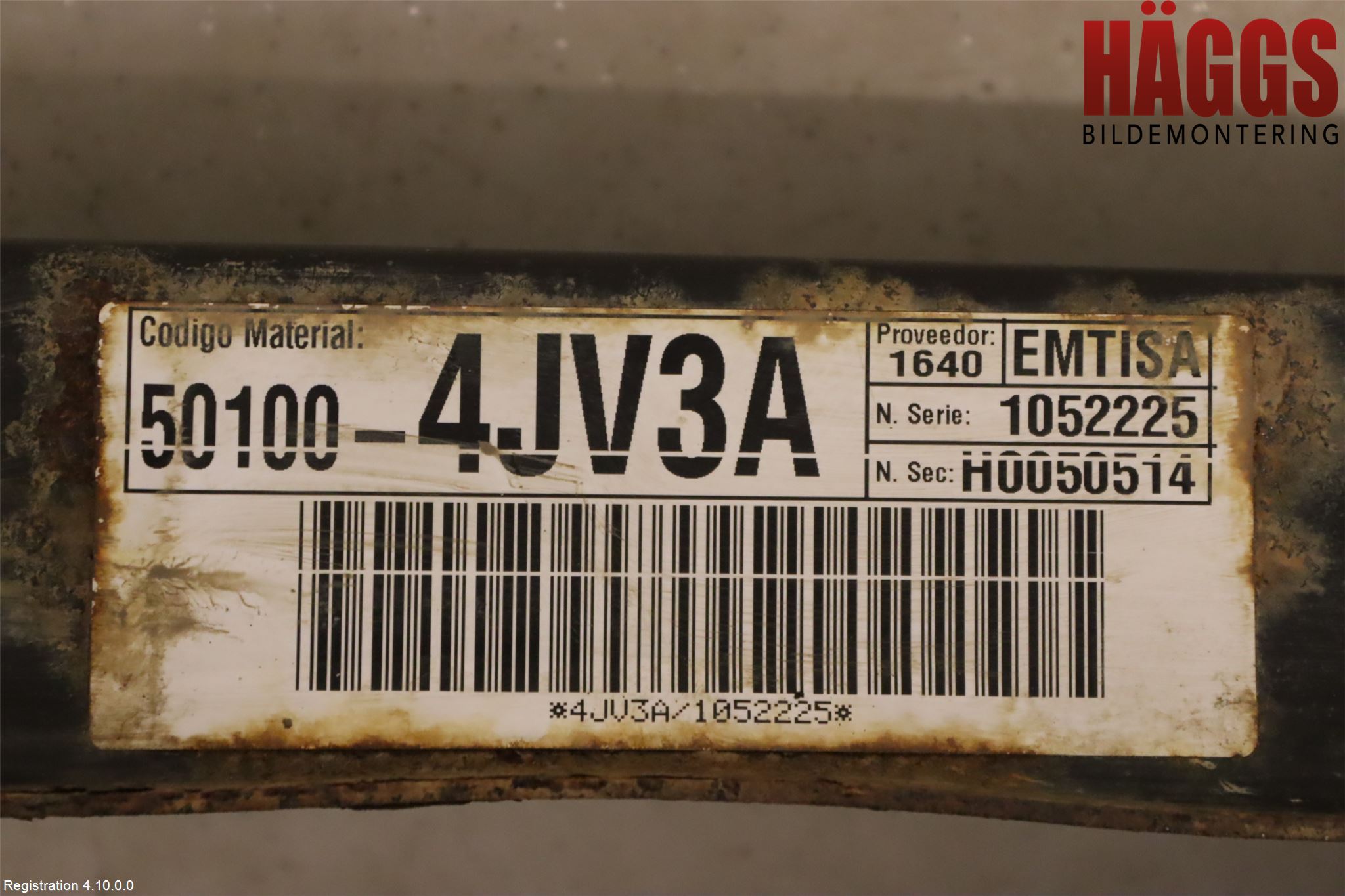 Nissan NAVARA, TREK-1 17-21 Stötfångarbalk Fram