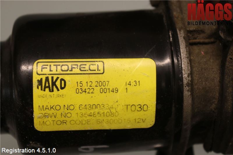 Citroen NEMO Torkarmotor Vindruta