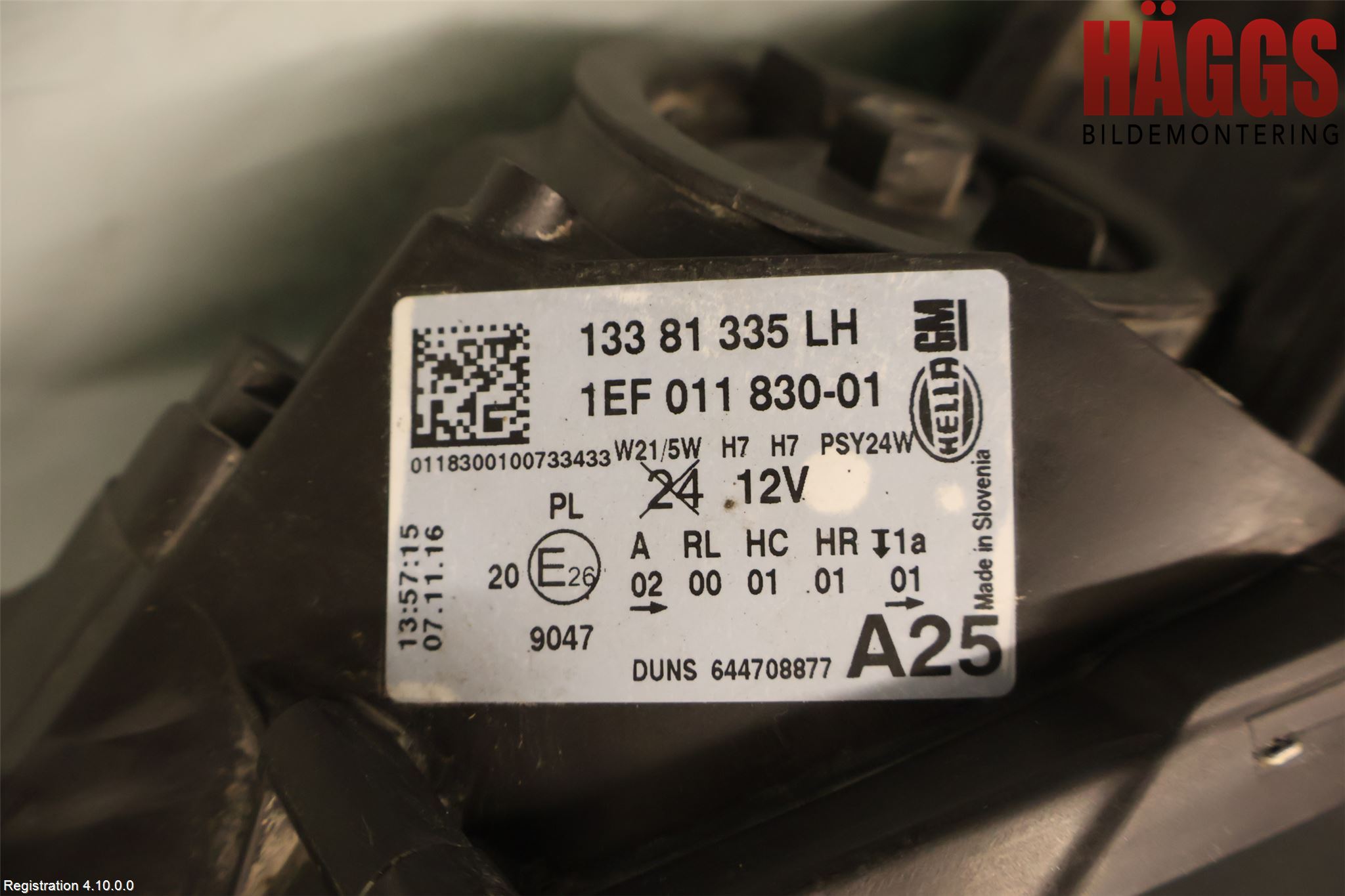 Opel CORSA E 15-19 Strålkastare Vänster