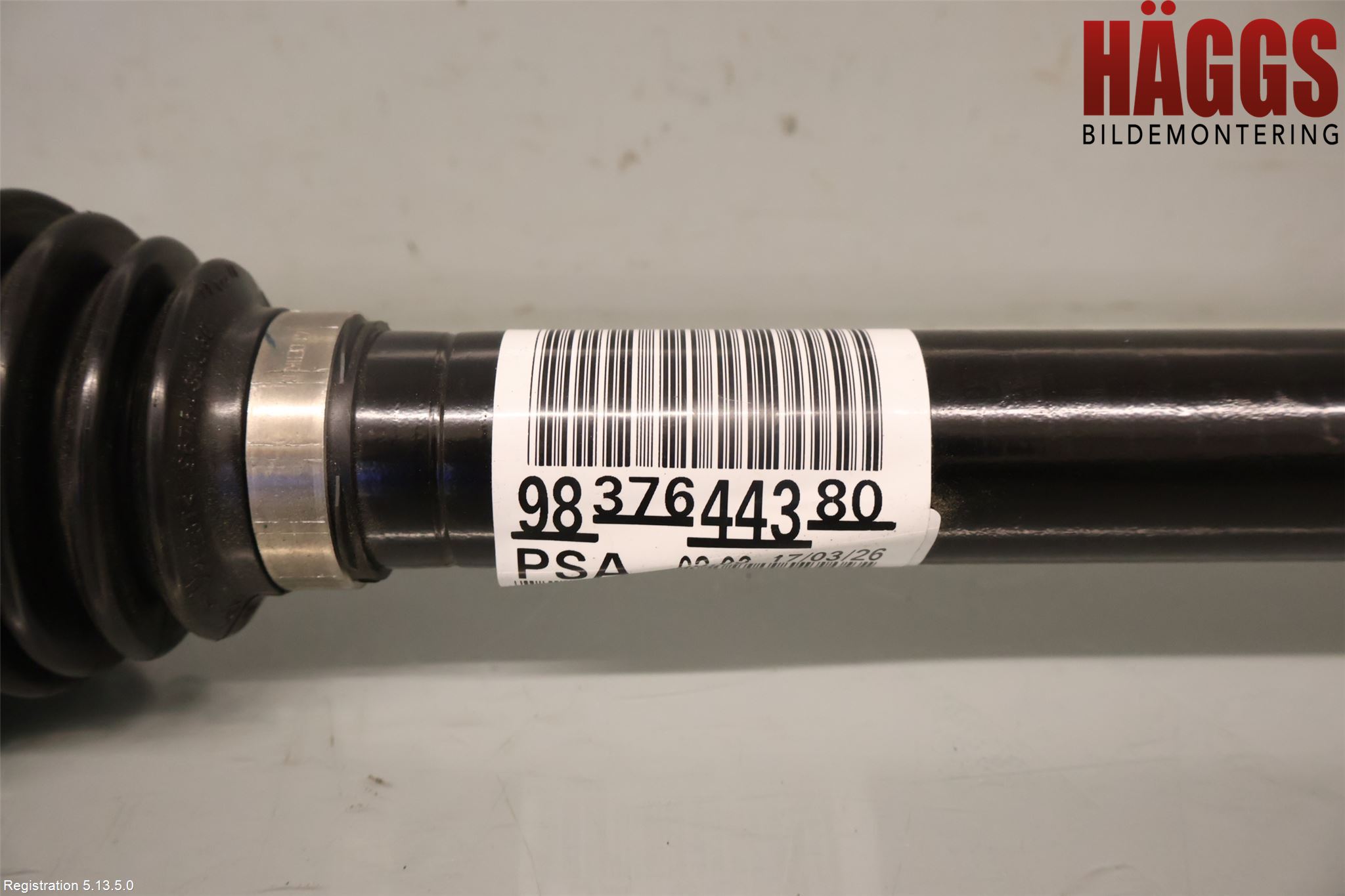 Peugeot 5008/E-5008 24- Drivaxel Fram Höger