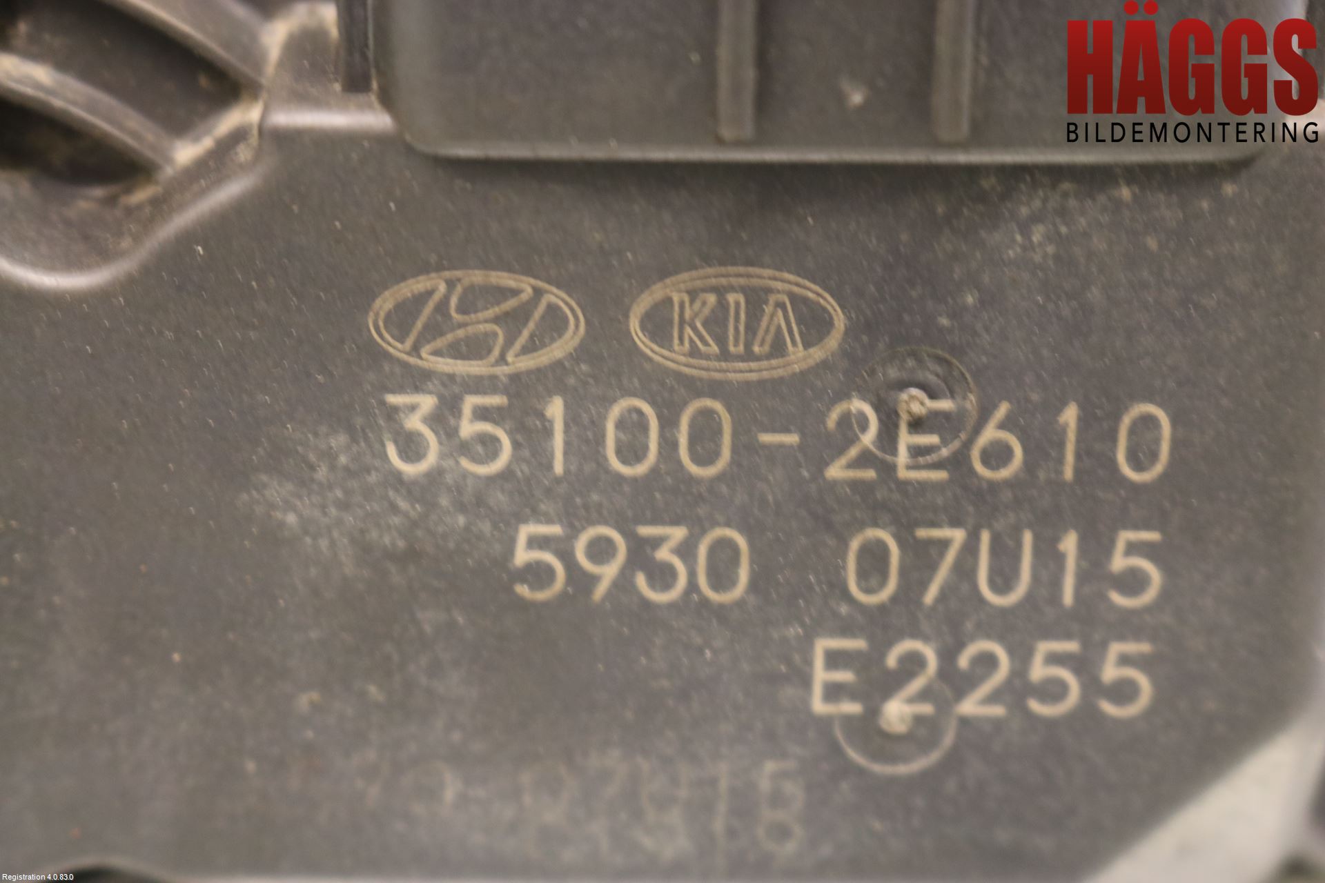 Kia OPTIMA 16-20 Injspjällhus