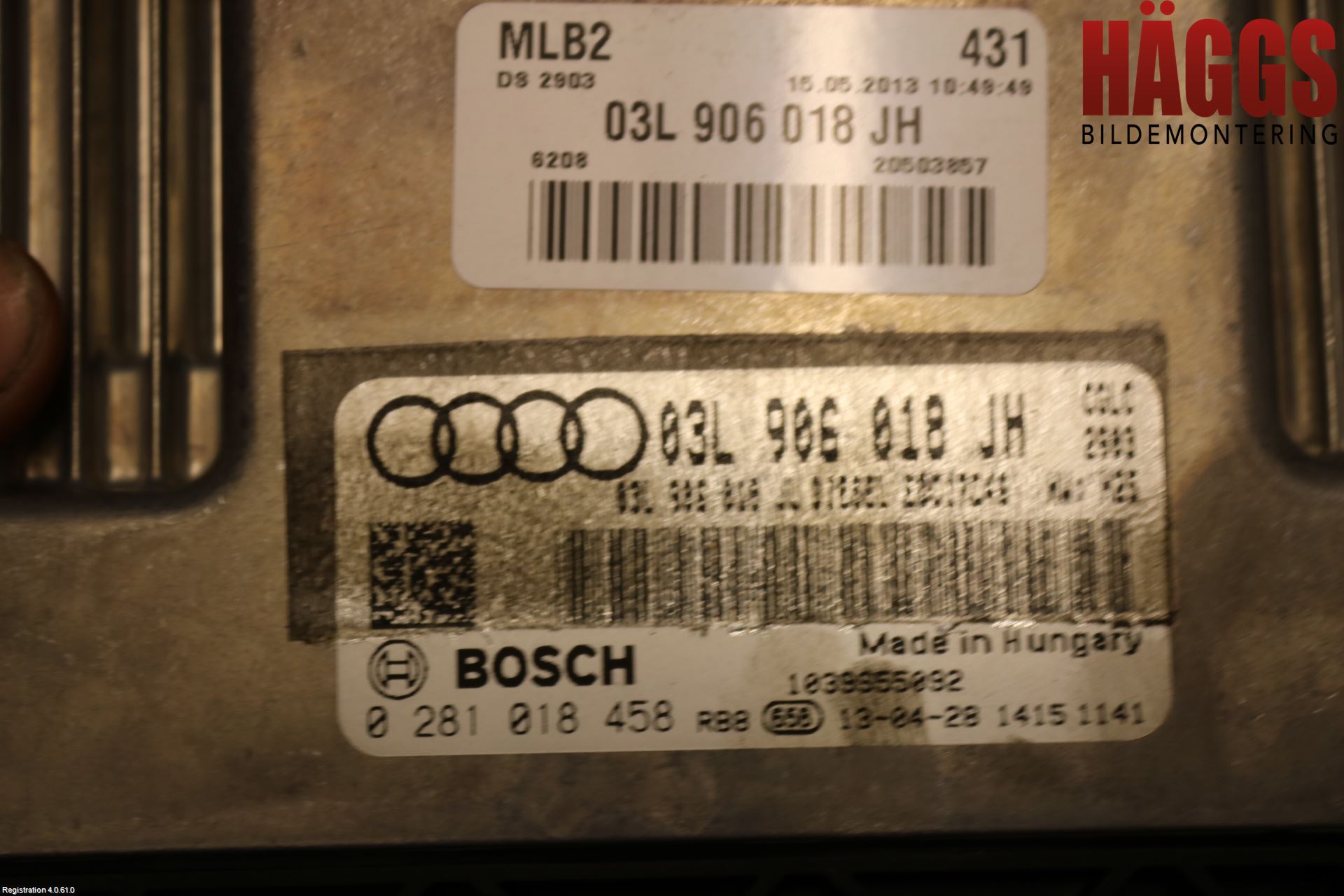 Audi A5 07-16 Styrenhet Inspump Diesel