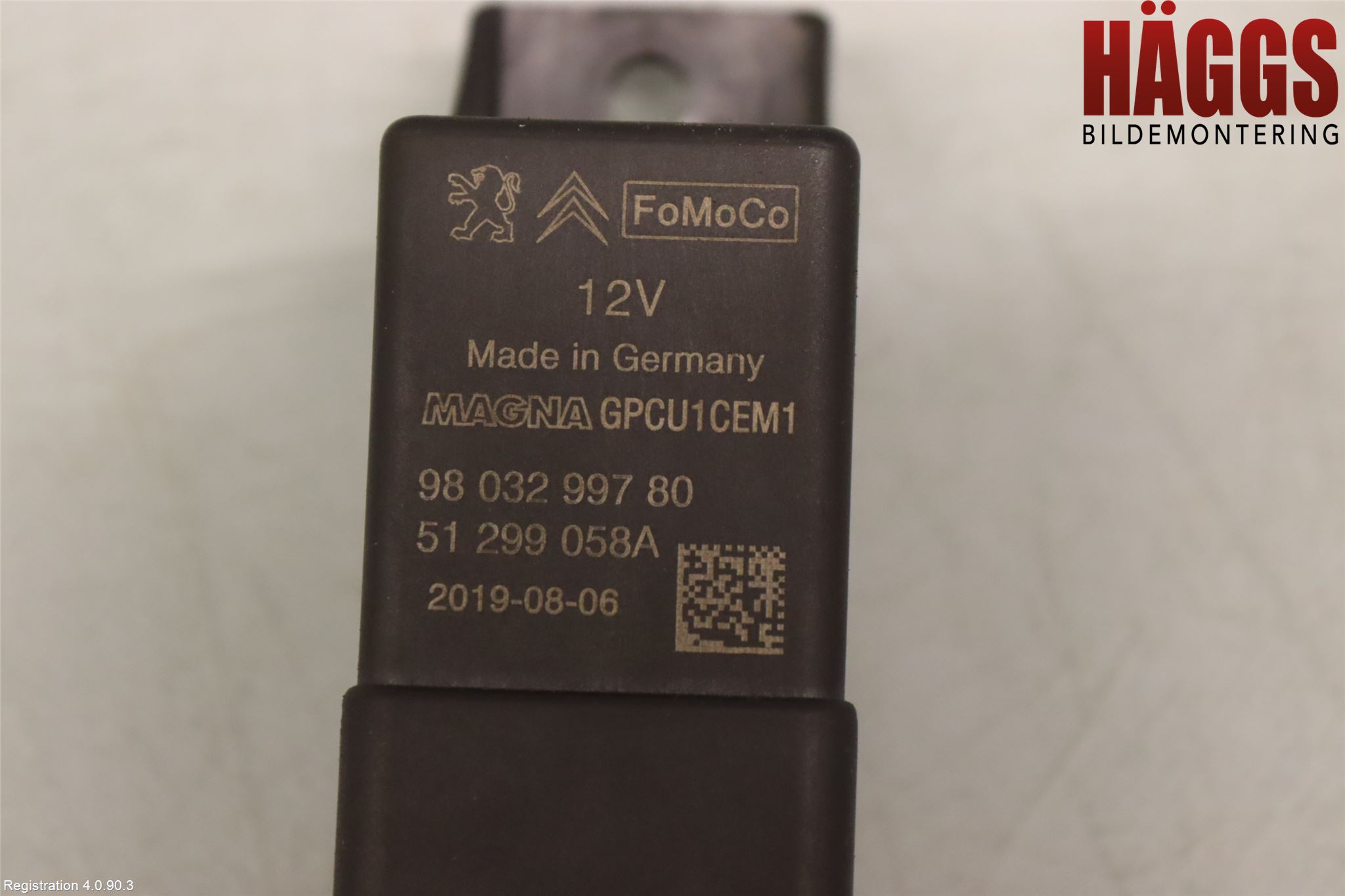 Peugeot PARTNER/E-PARTNER 19- Relä Glödning Diesel