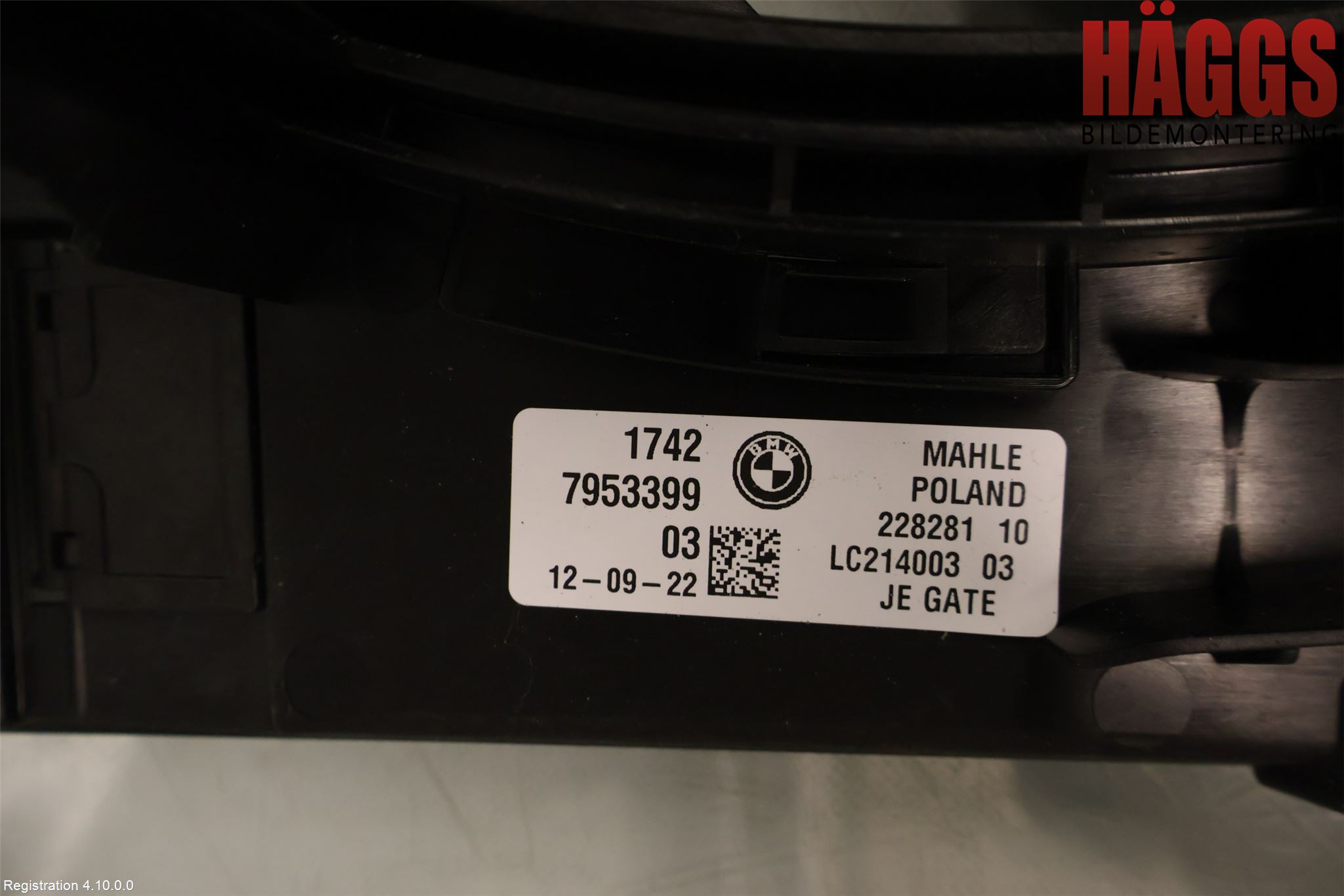 BMW 5 G30/G31/F90 17-23 Kylfläkt El