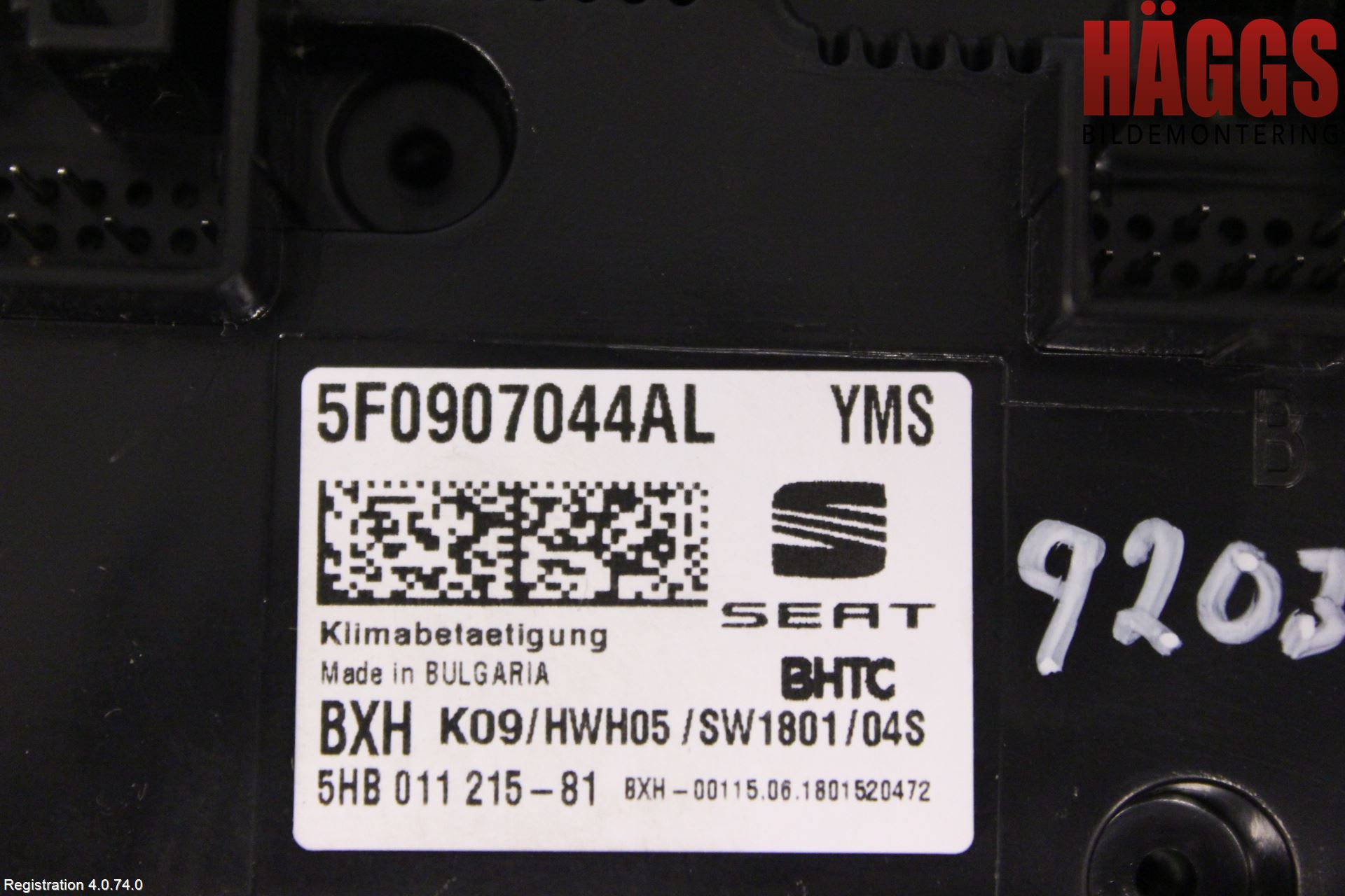 Seat LEON 13-20 Ac Styrenhet Ac Manöveren