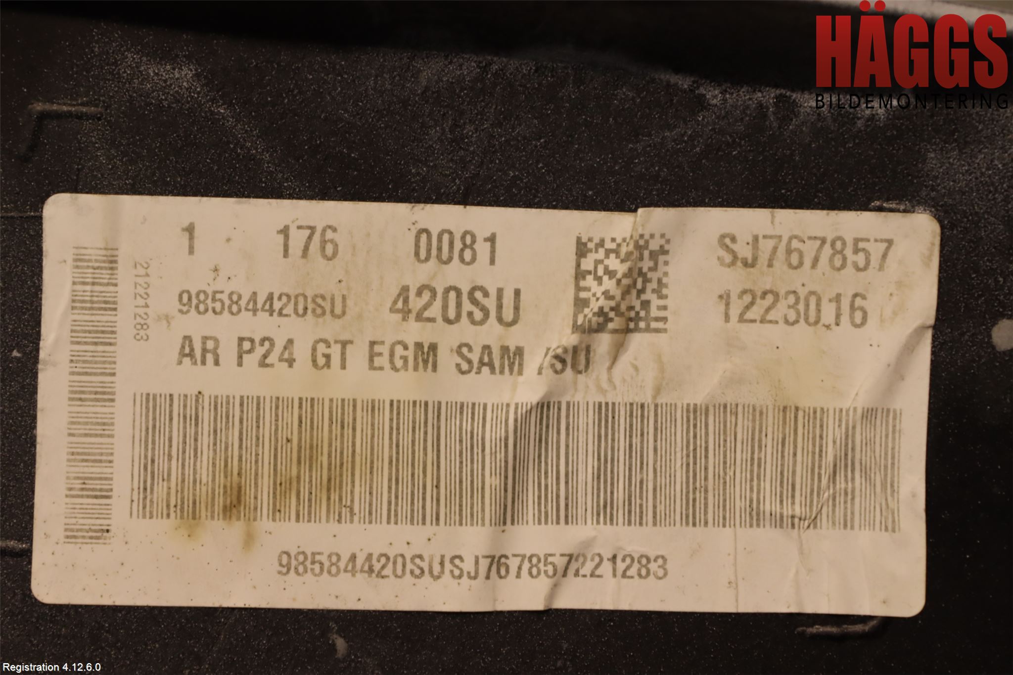 Peugeot 2008/E-2008 20- Stötfångardel Bak Hö