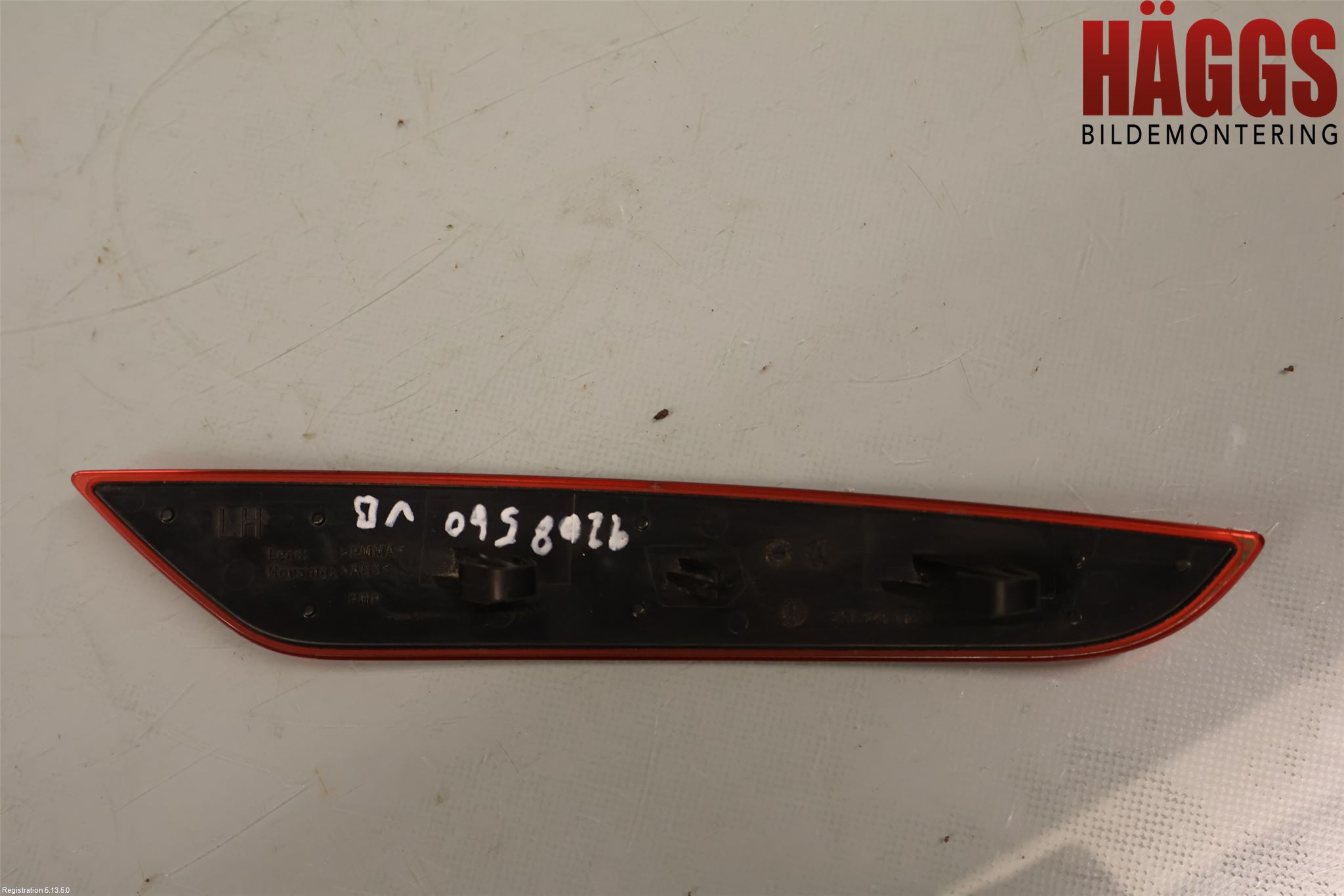 Volkswagen VW GOLF VI 09-13 Dimljus/Reflex Bak