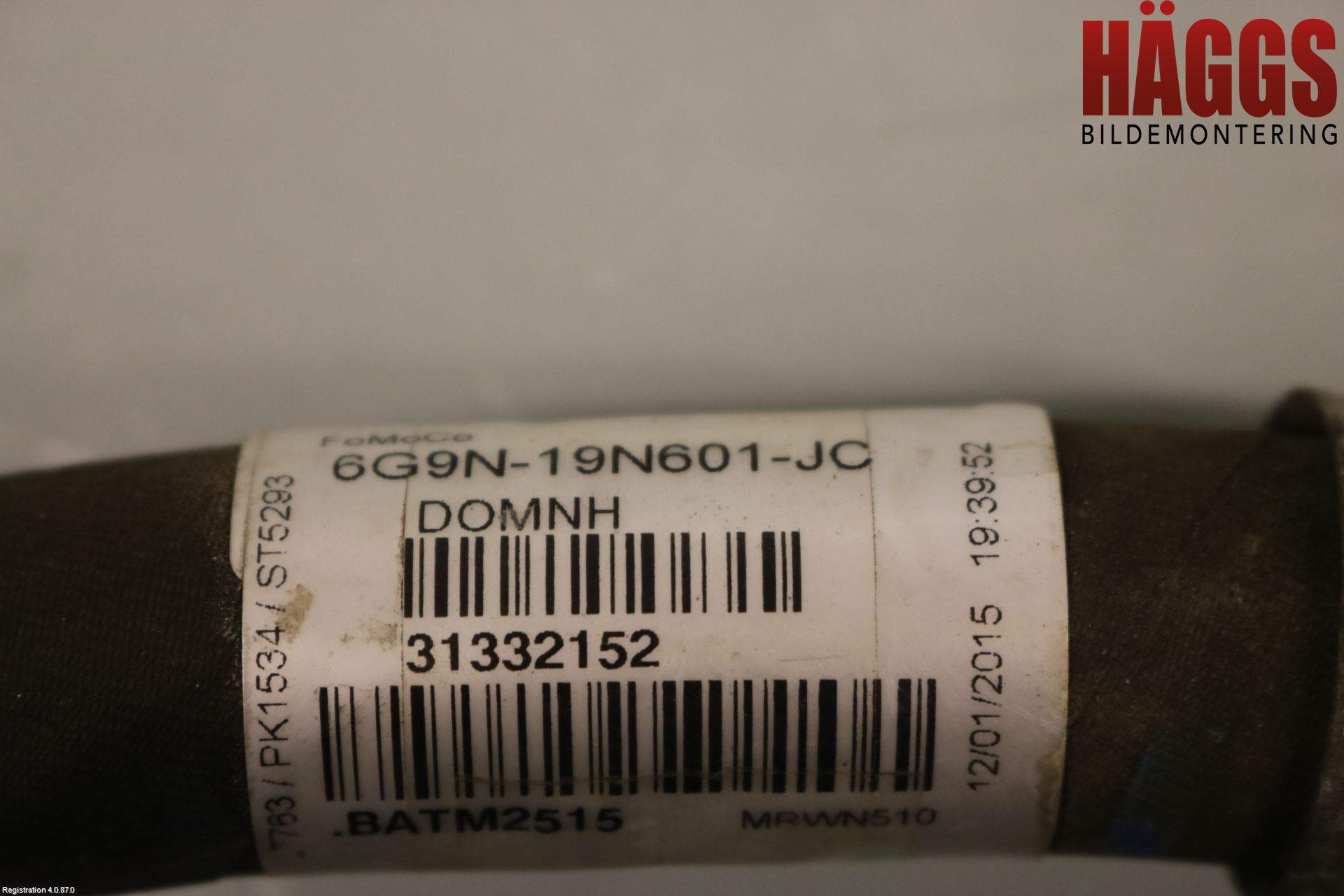 Volvo V70 14-16 Ac Slang-Rör